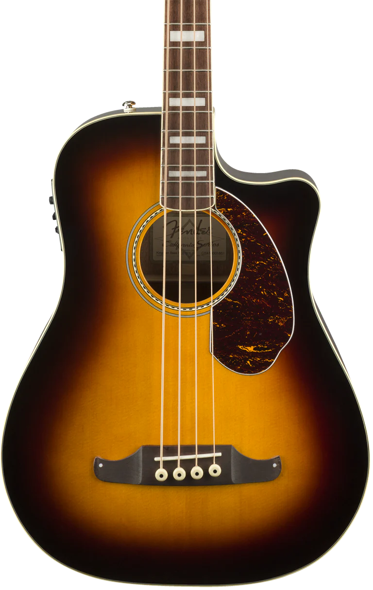 Fender Kingman Bass SCE Acoustic‑Electric Bass 3‑Color Sunburst