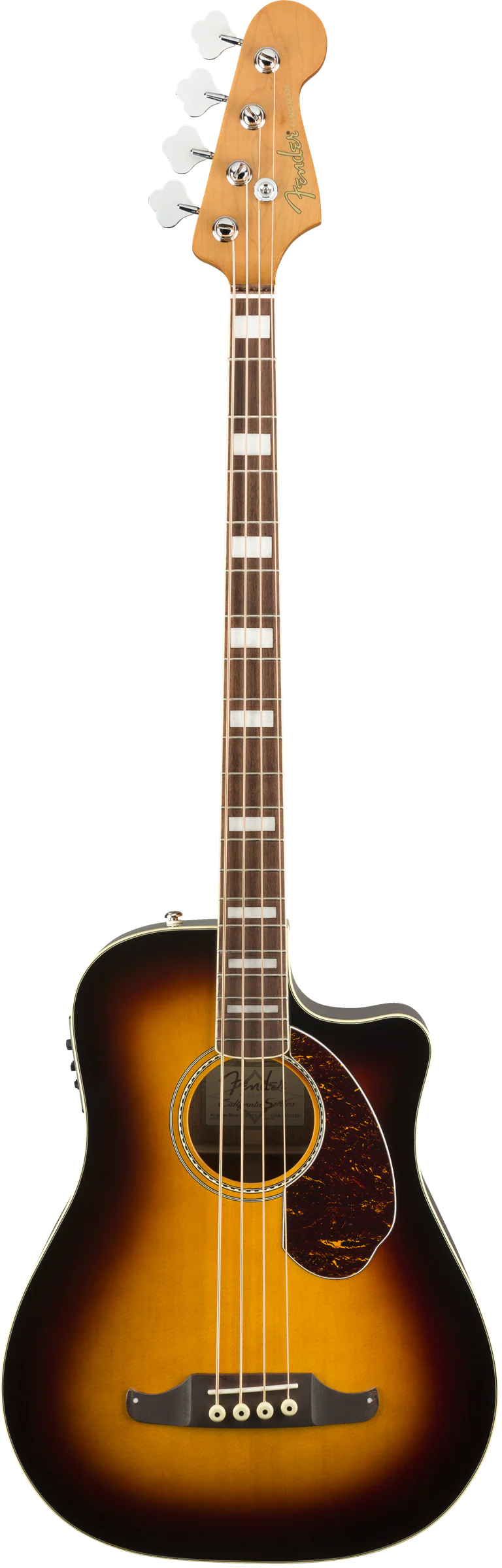 Fender Kingman Bass SCE Acoustic‑Electric Bass 3‑Color Sunburst - Image 2