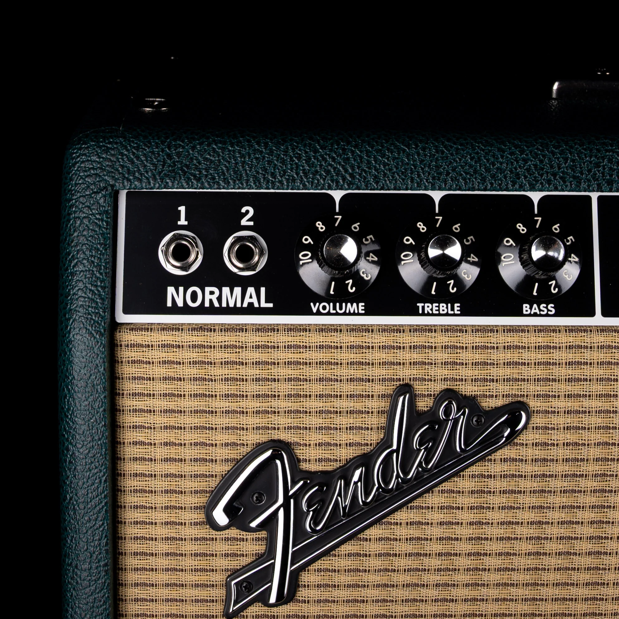 Fender Limited Edition '65 Deluxe Reverb Guitar Amplifier British Racing Green - Image 3