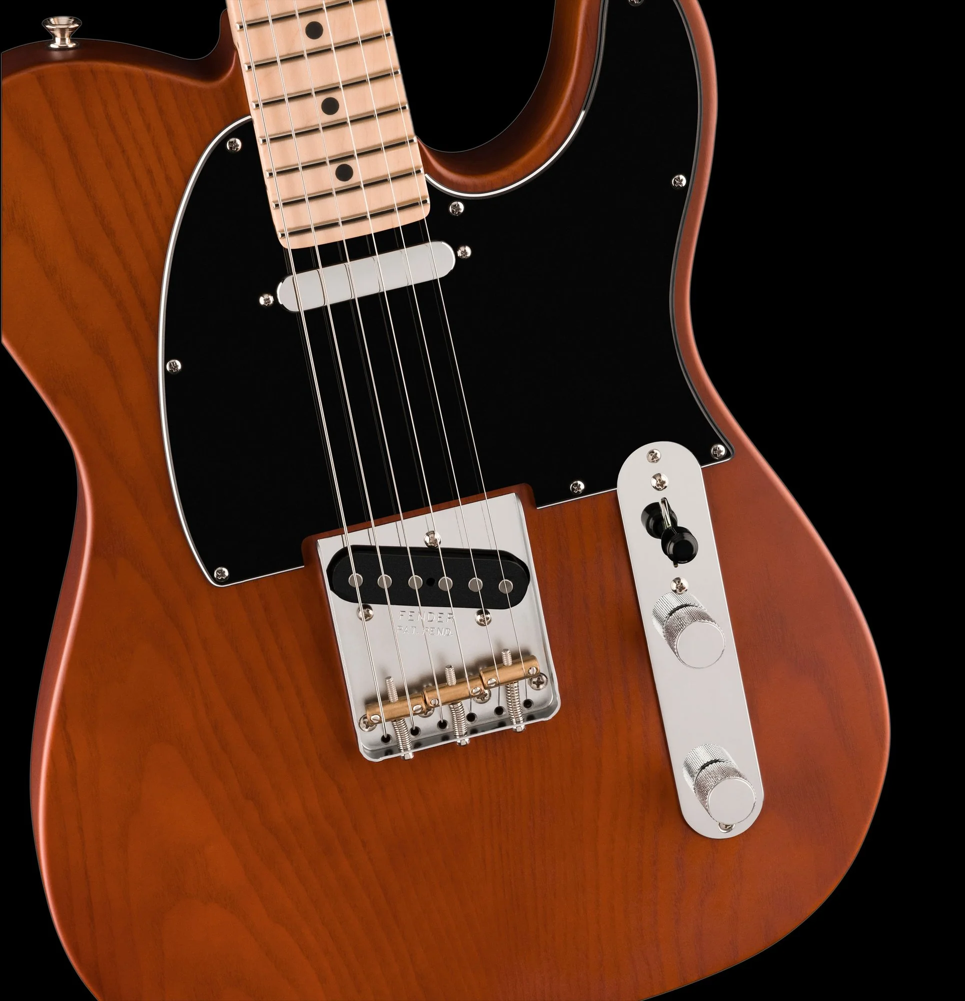 Fender Limited Edition American Performer Timber Telecaster Sassafras Mocha With Gig Bag - Image 4