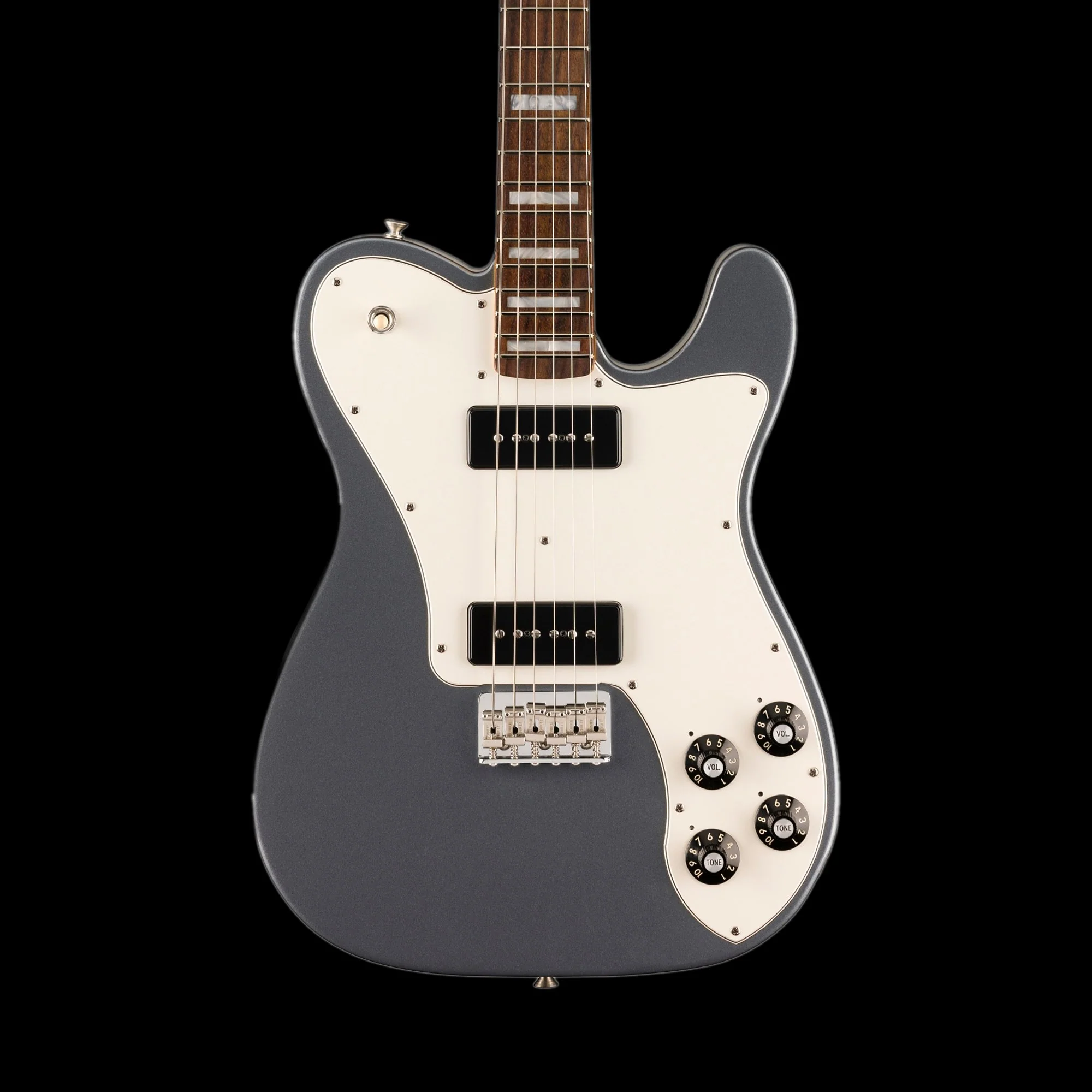 Fender Limited Edition Chris Shiflett Cleaver Telecaster Deluxe Charcoal Frost Metallic With Case