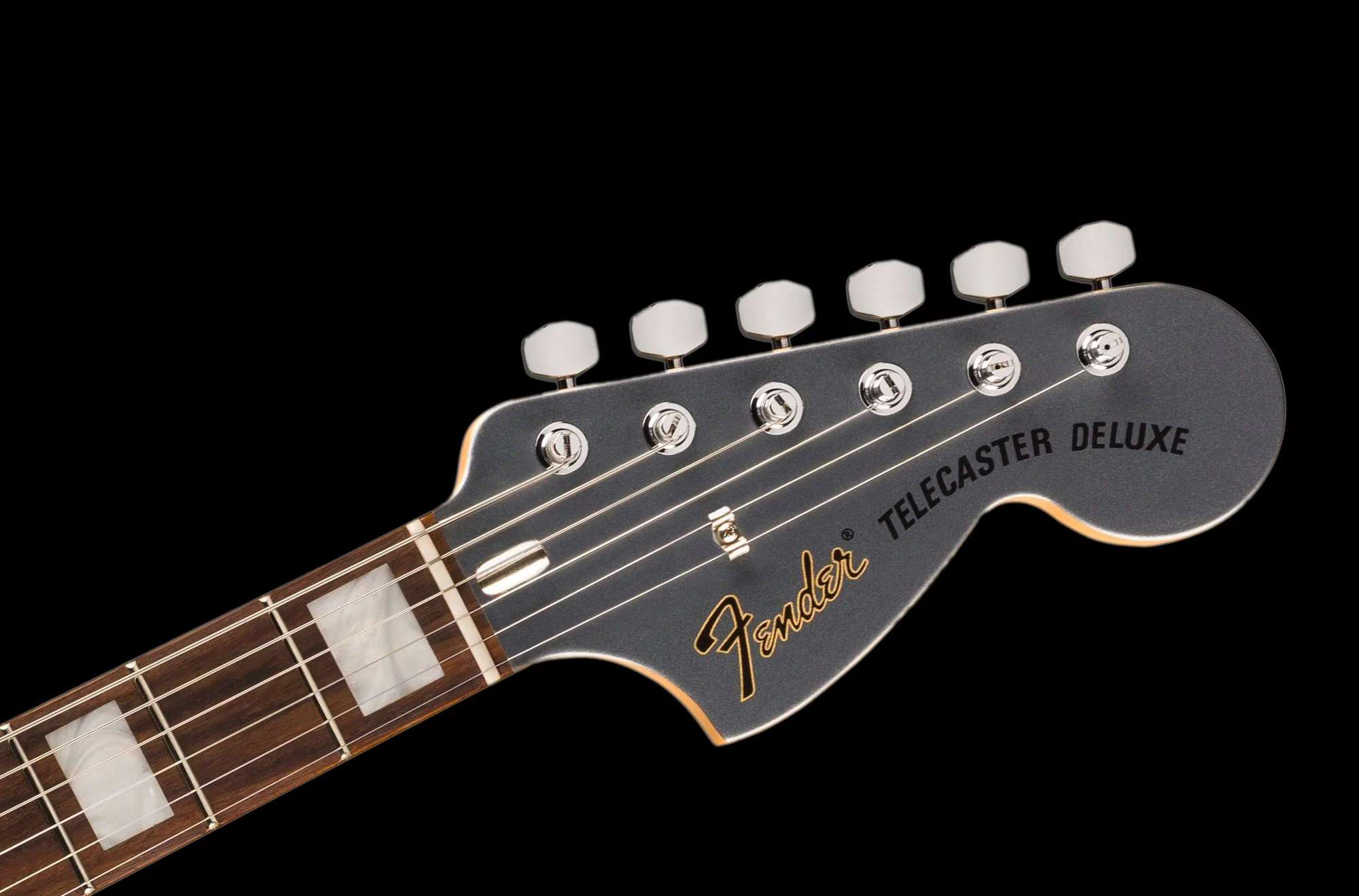 Fender Limited Edition Chris Shiflett Cleaver Telecaster Deluxe Charcoal Frost Metallic With Case - Image 6