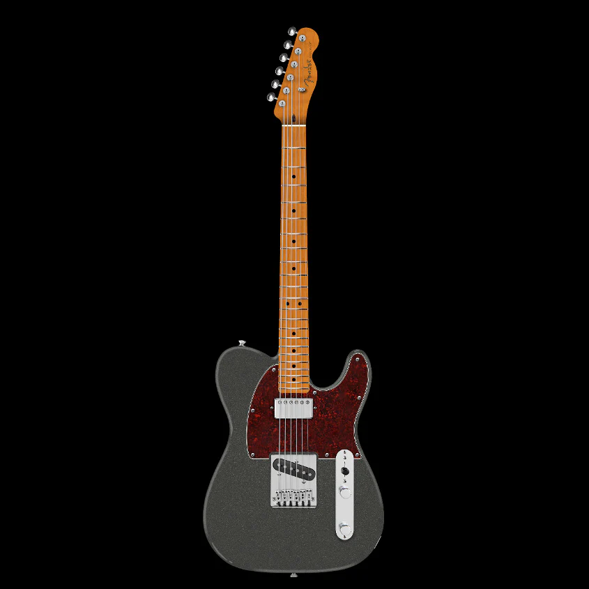 Fender Limited Edition Player II Telecaster Roasted Maple Charcoal Frost Metallic With Bag - Image 2