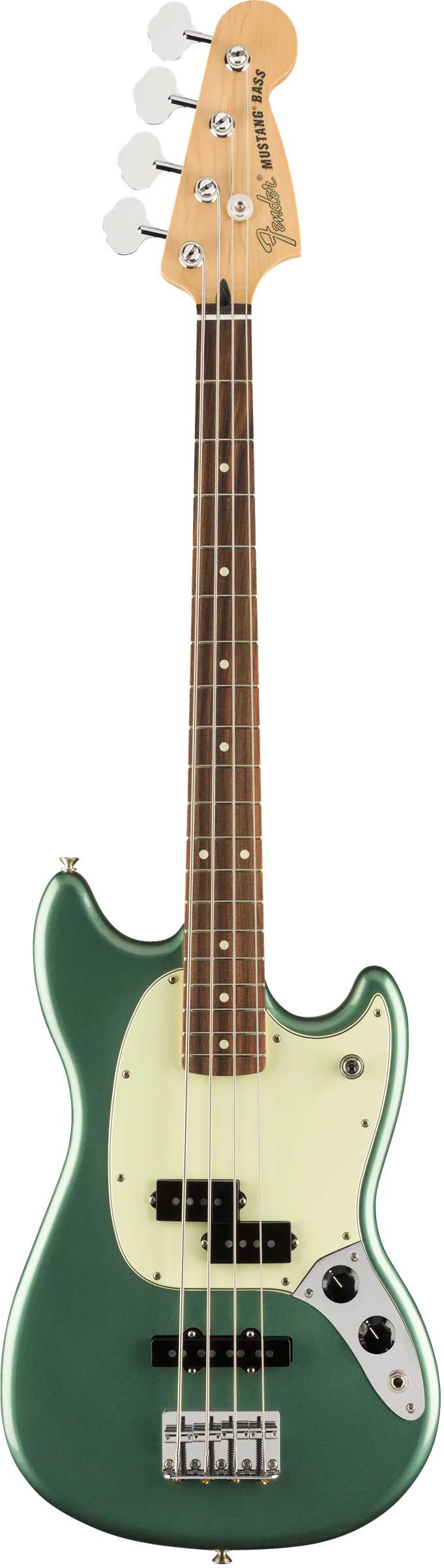 Fender Limited Edition Player Mustang Bass PJ Sherwood Green Metallic - Image 2