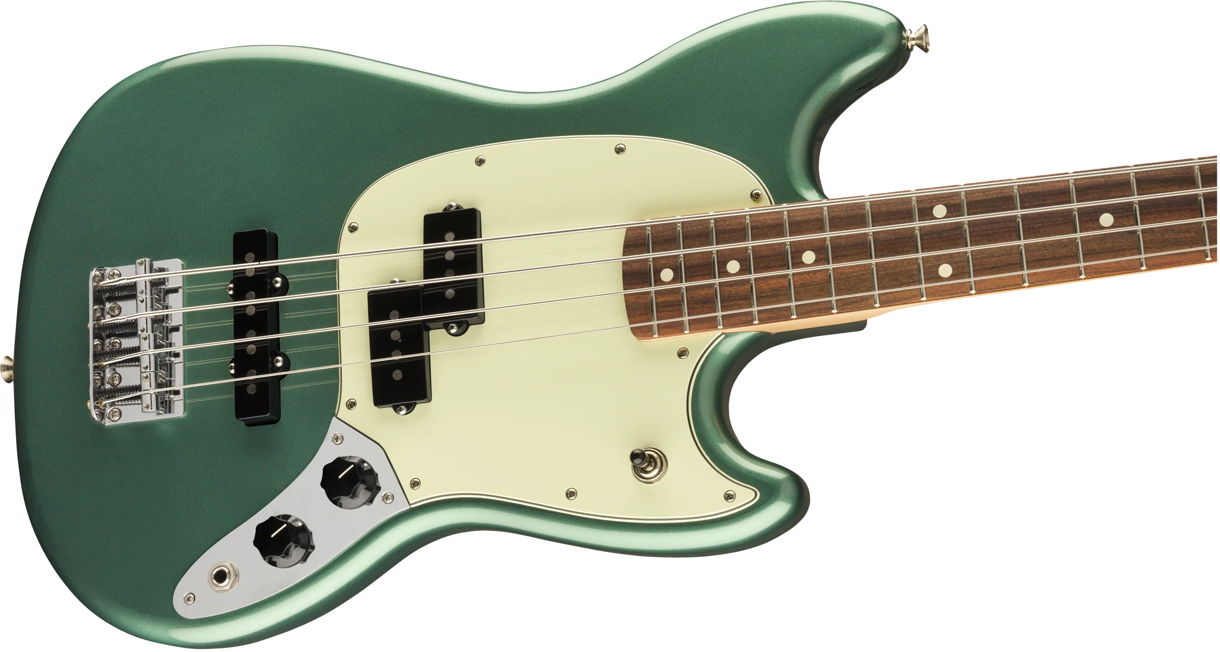 Fender Limited Edition Player Mustang Bass PJ Sherwood Green Metallic - Image 5