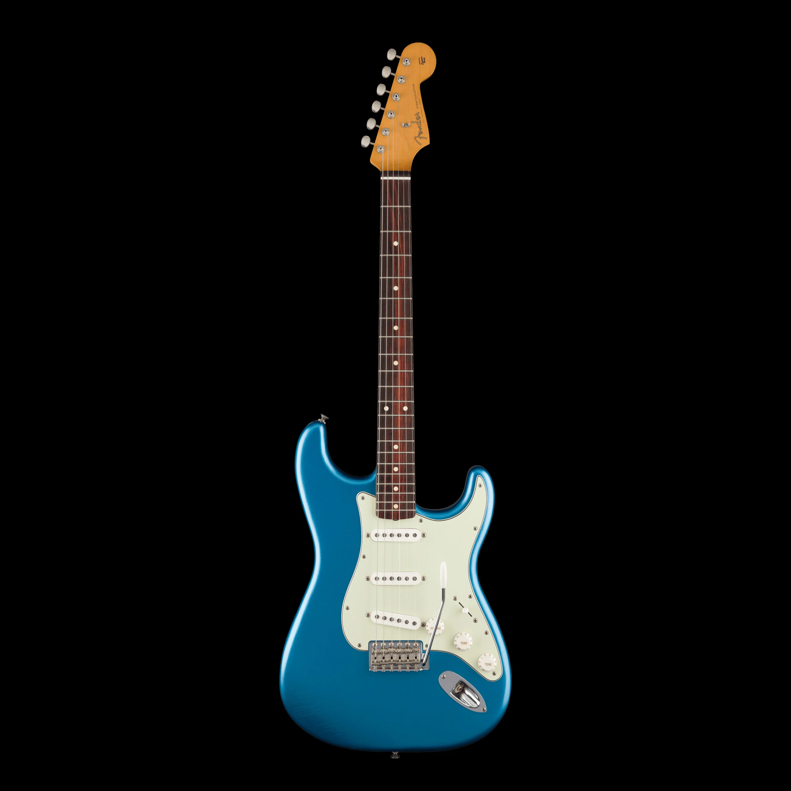 Fender Limited Edition Road Worn Vintera II '60s Stratocaster Lake Placid Blue With Gig Bag - Image 2