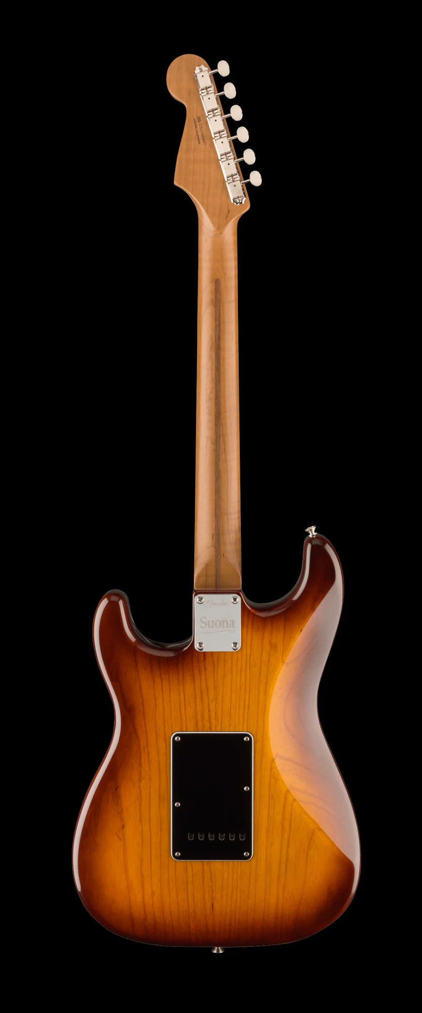 Fender Limited Edition Suona Stratocaster Thinline Ebony Fingerboard Violin Burst - Image 3