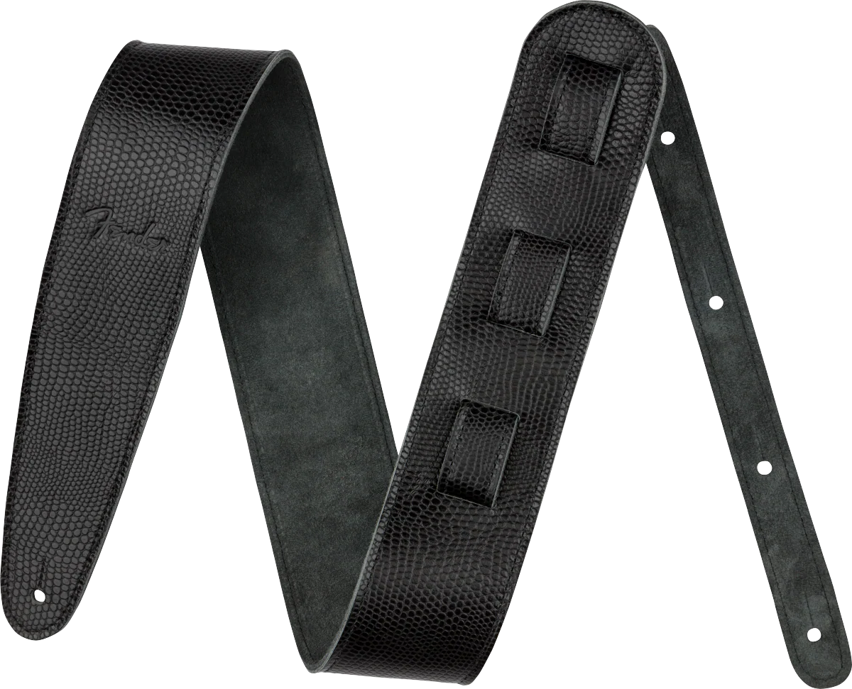 Fender Limited Leather Strap Lizard