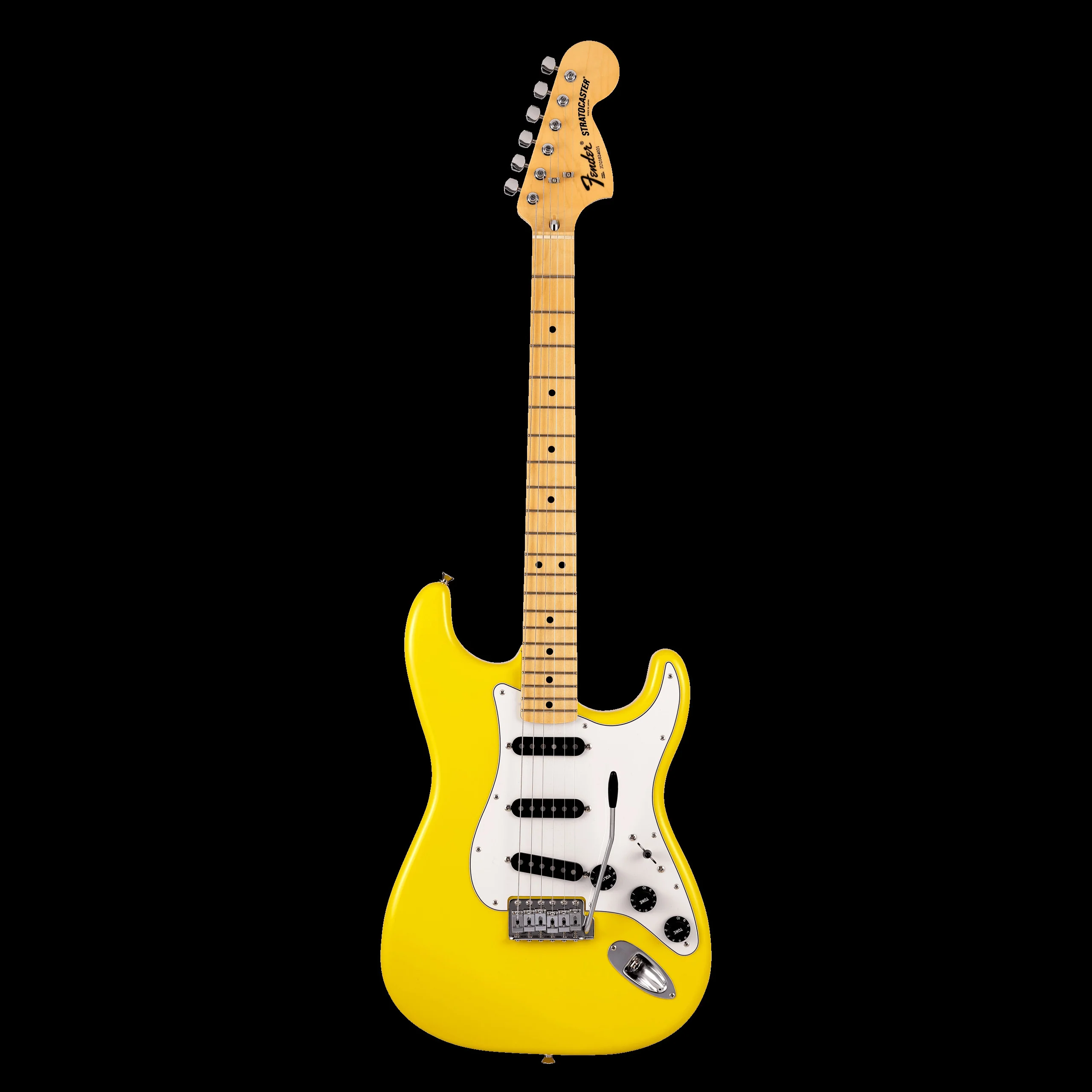 Fender Made in Japan Limited International Color Stratocaster Maple Fingerboard Monaco Yellow Electric Guitar With Gig Bag - Image 2