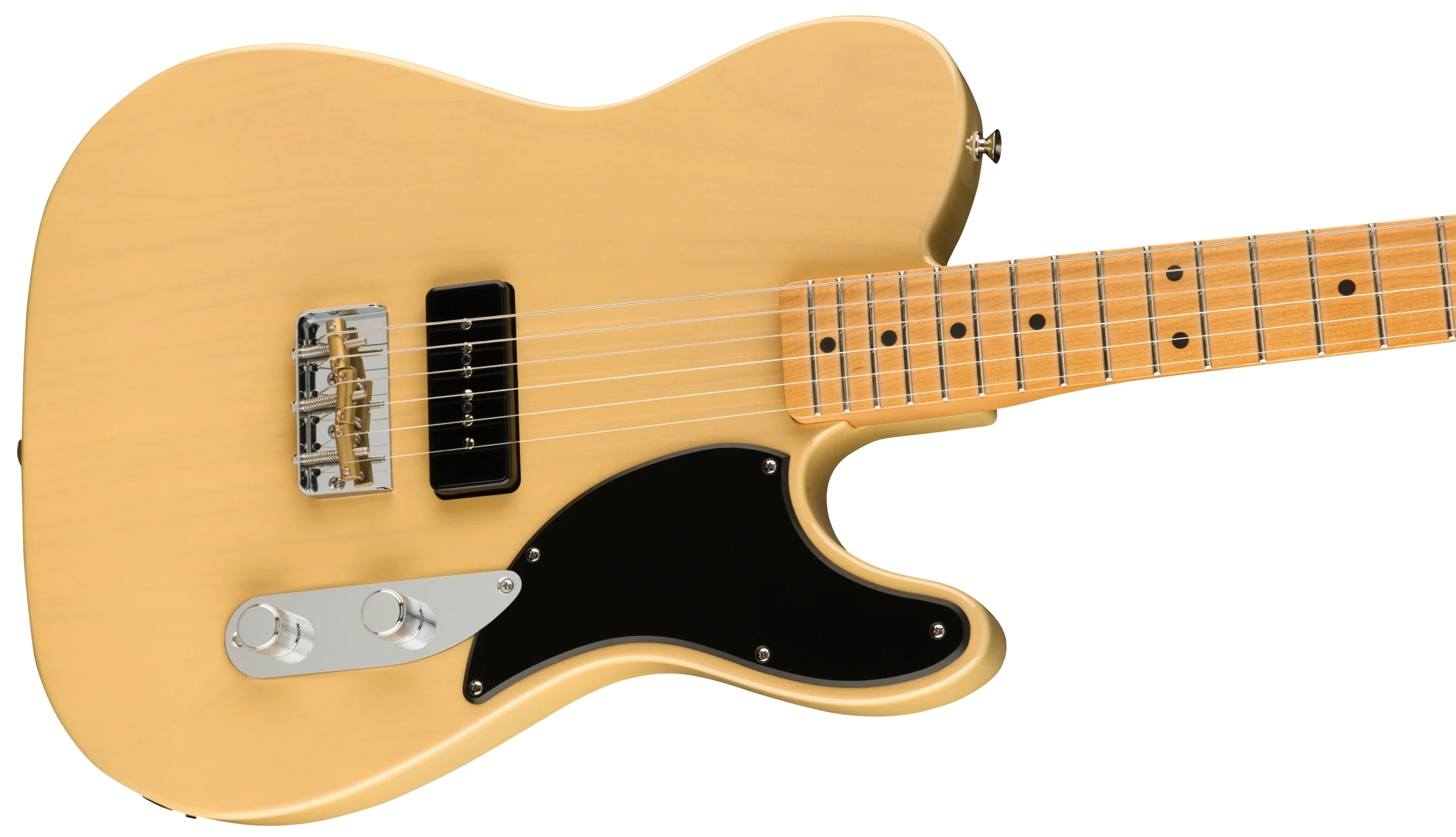 Fender Noventa Telecaster Maple Fingerboard Vintage Blonde Electric Guitar - Image 5