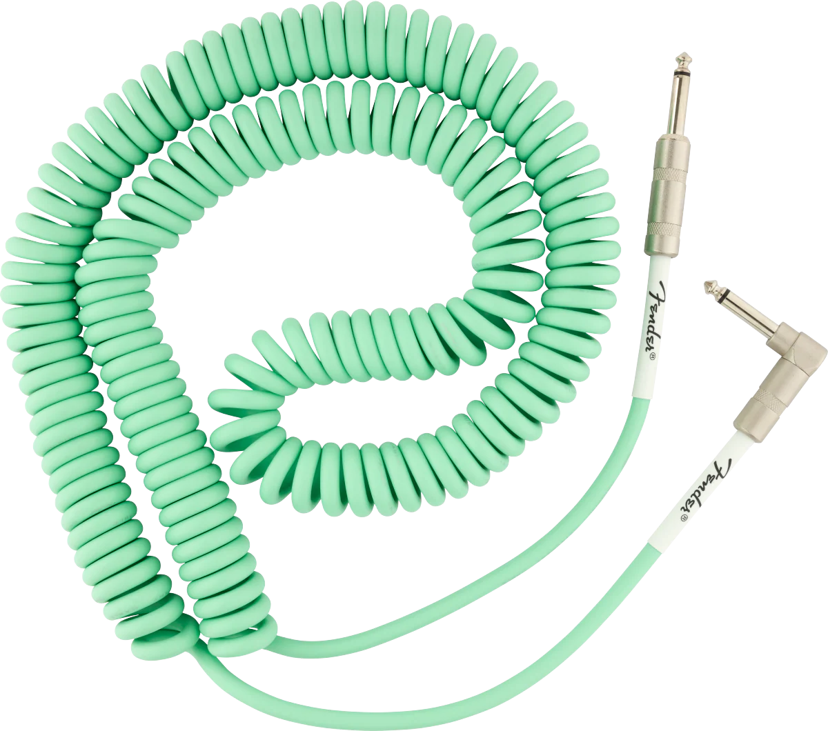 Fender Original Coil 30-ft. Surf Green Cable - Image 3