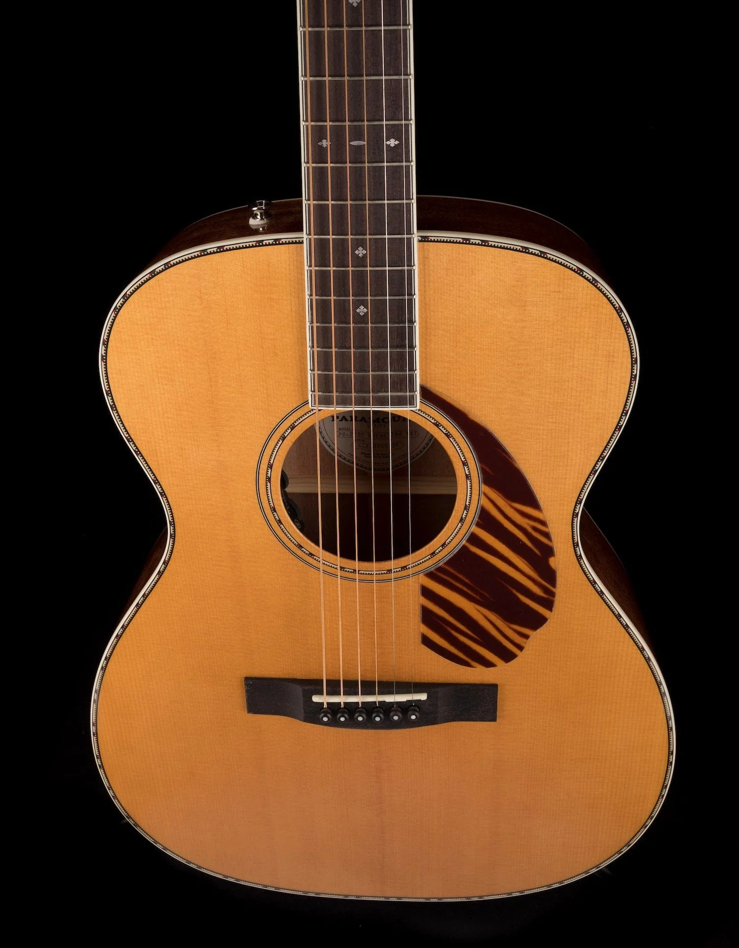 Used Fender Paramount PO 220E Orchestra Natural with Case - Image 4