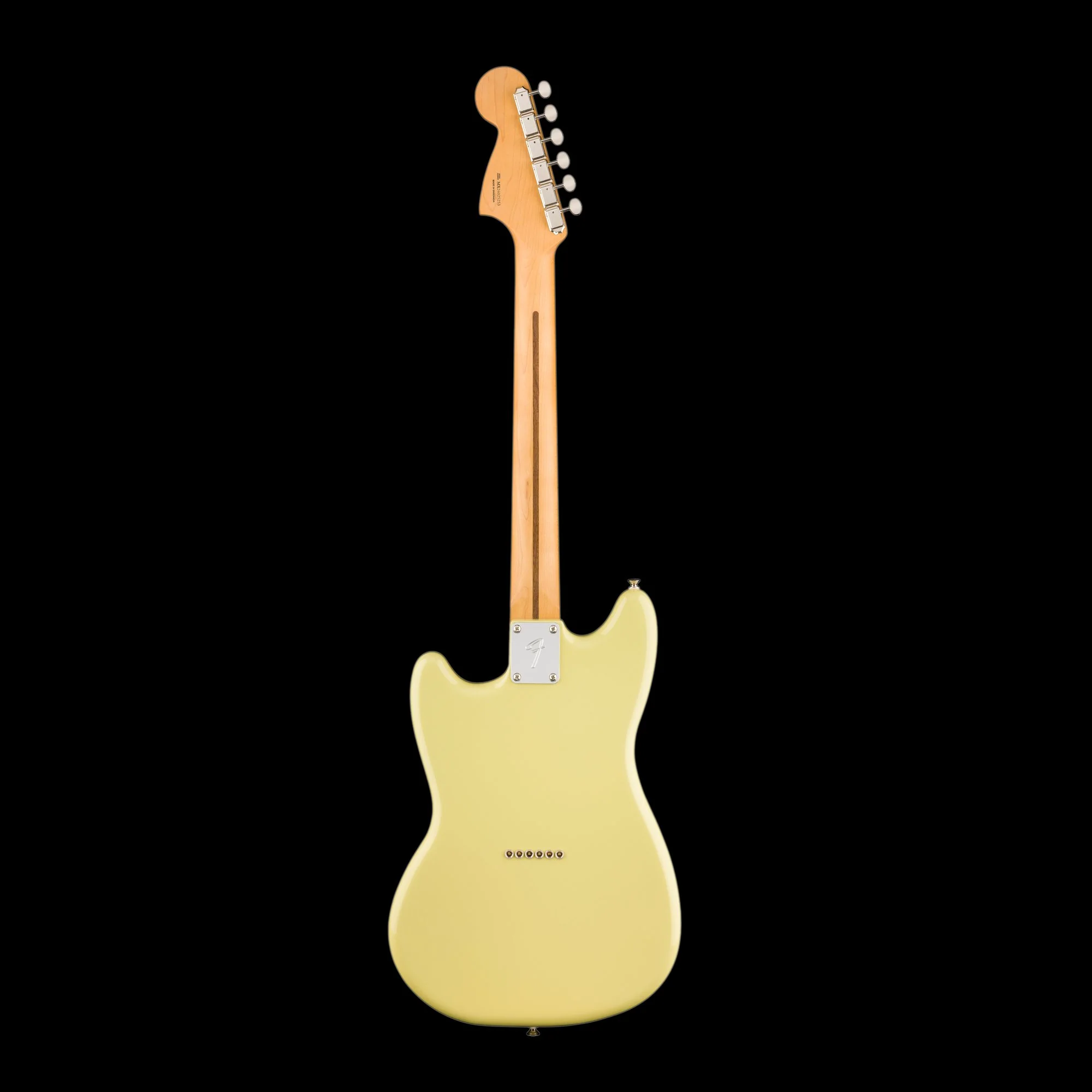 Fender Player II Mustang Maple Fingerboard Hialeah Yellow Electric Guitar - Image 3
