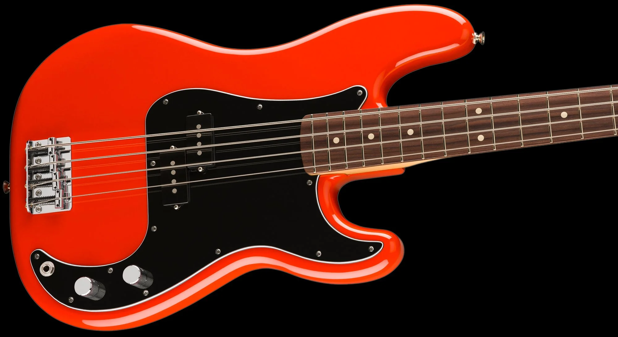 Fender Player II Precision Bass Rosewood Fingerboard Coral Red - Image 5