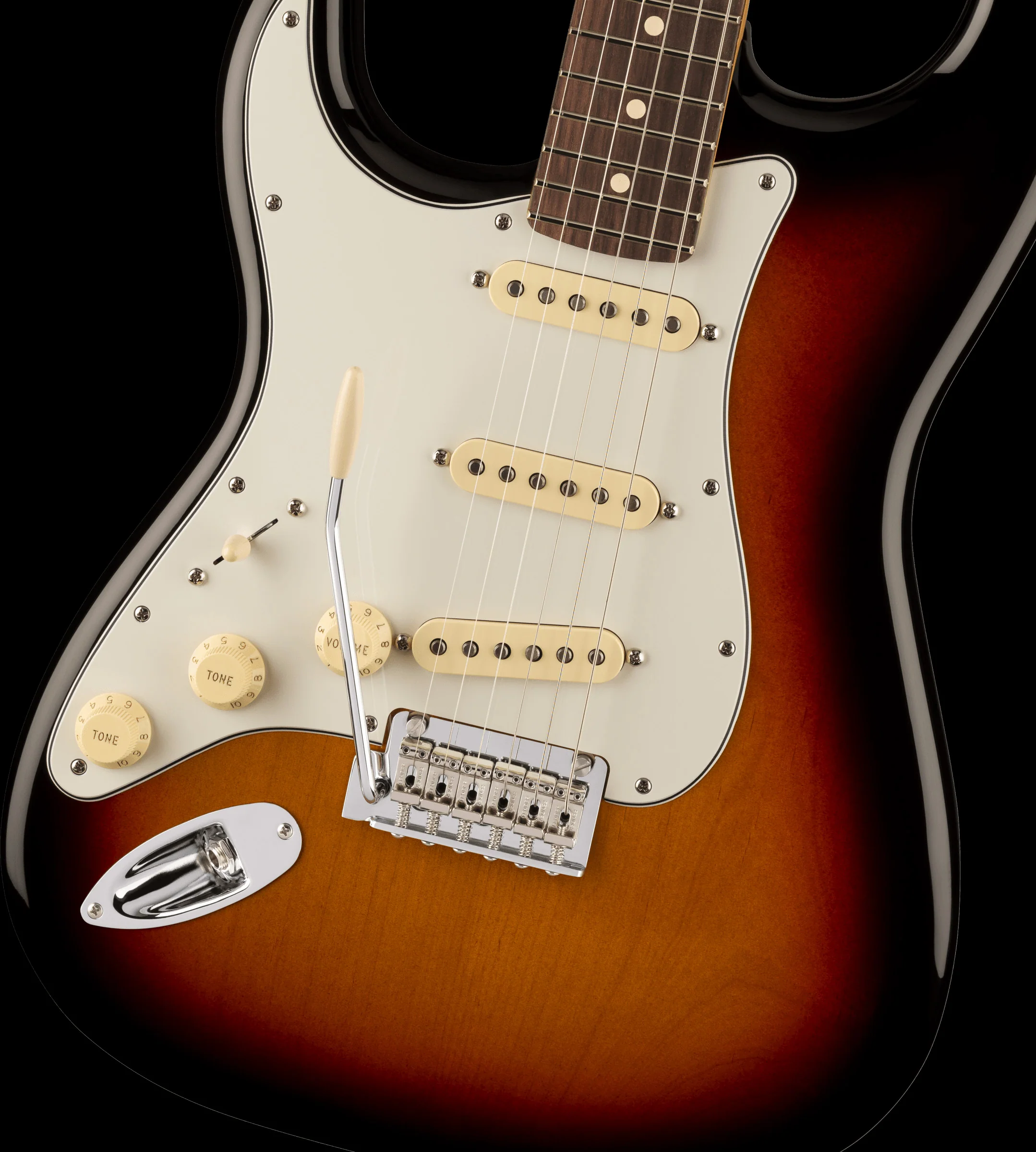 Fender Player II Stratocaster Left-Hand Rosewood Fingerboard 3-Color Sunburst - Image 3