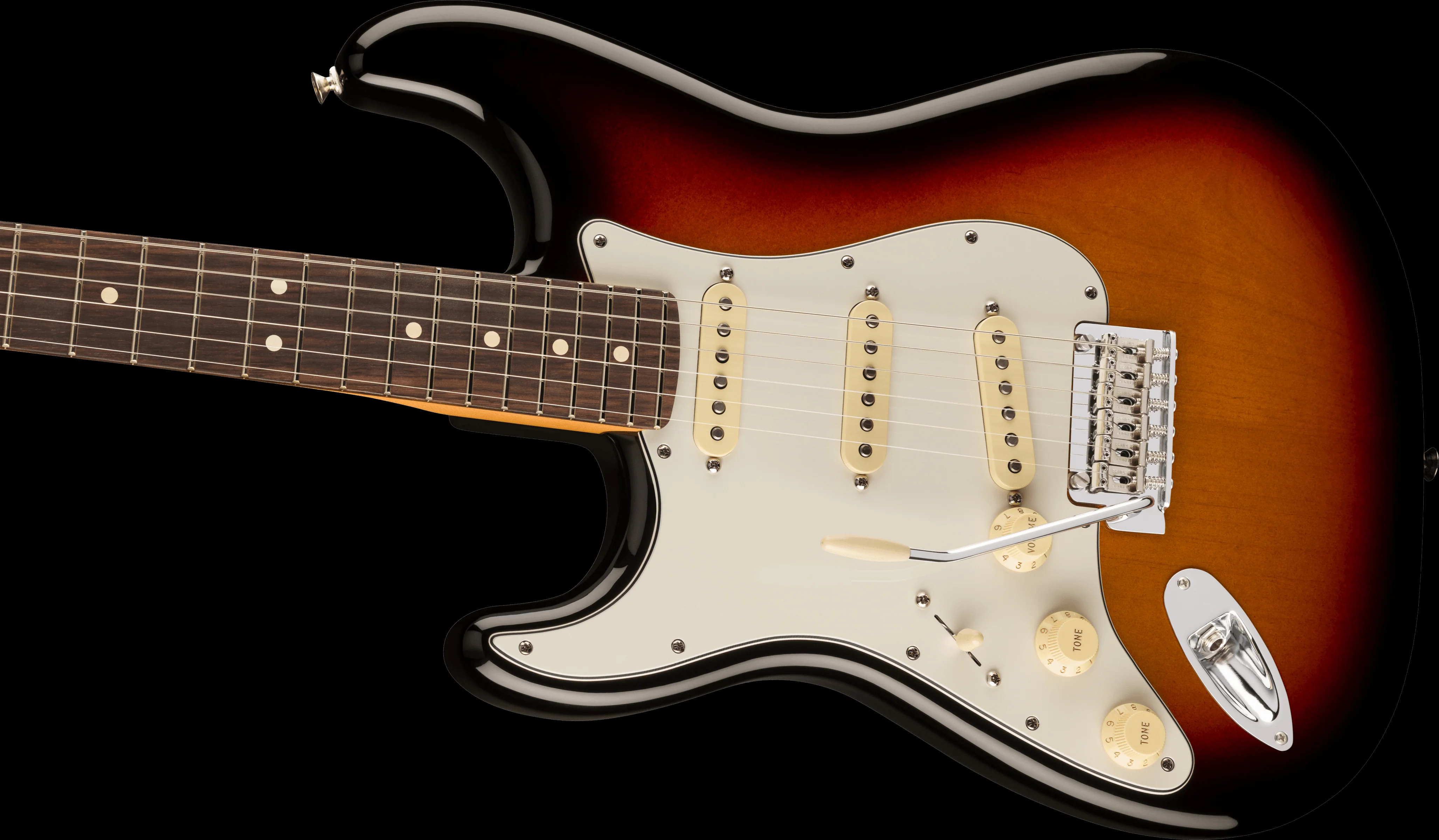 Fender Player II Stratocaster Left-Hand Rosewood Fingerboard 3-Color Sunburst - Image 4