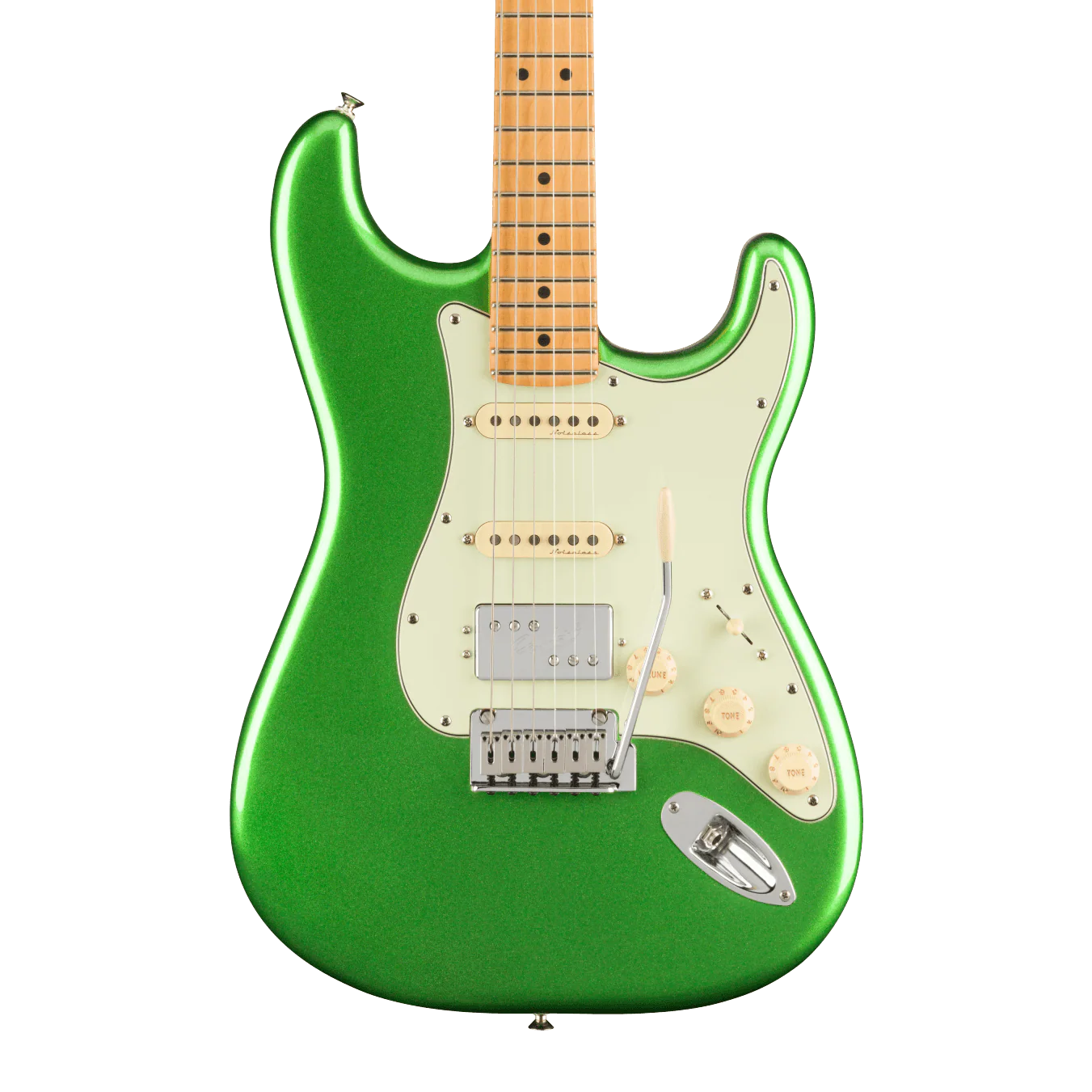 Fender Player Plus Stratocaster HSS Maple Fingerboard Cosmic Jade With Gig Bag