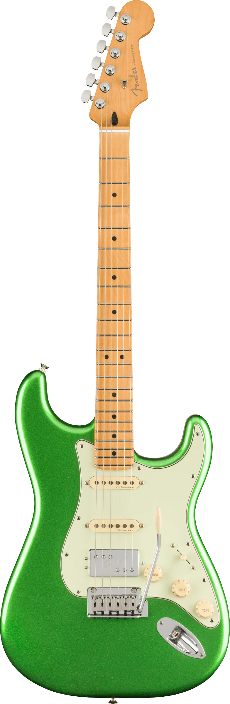 Fender Player Plus Stratocaster HSS Maple Fingerboard Cosmic Jade With Gig Bag - Image 2