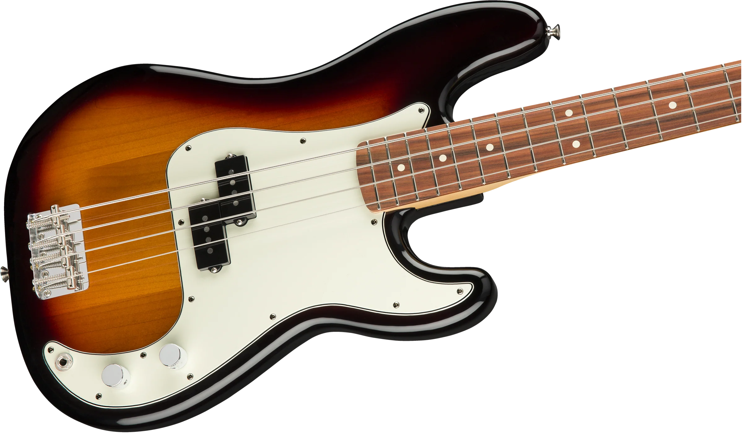 Fender Player Series Precision Bass Pau Ferro Fingerboard -  3-Color Sunburst - Image 4