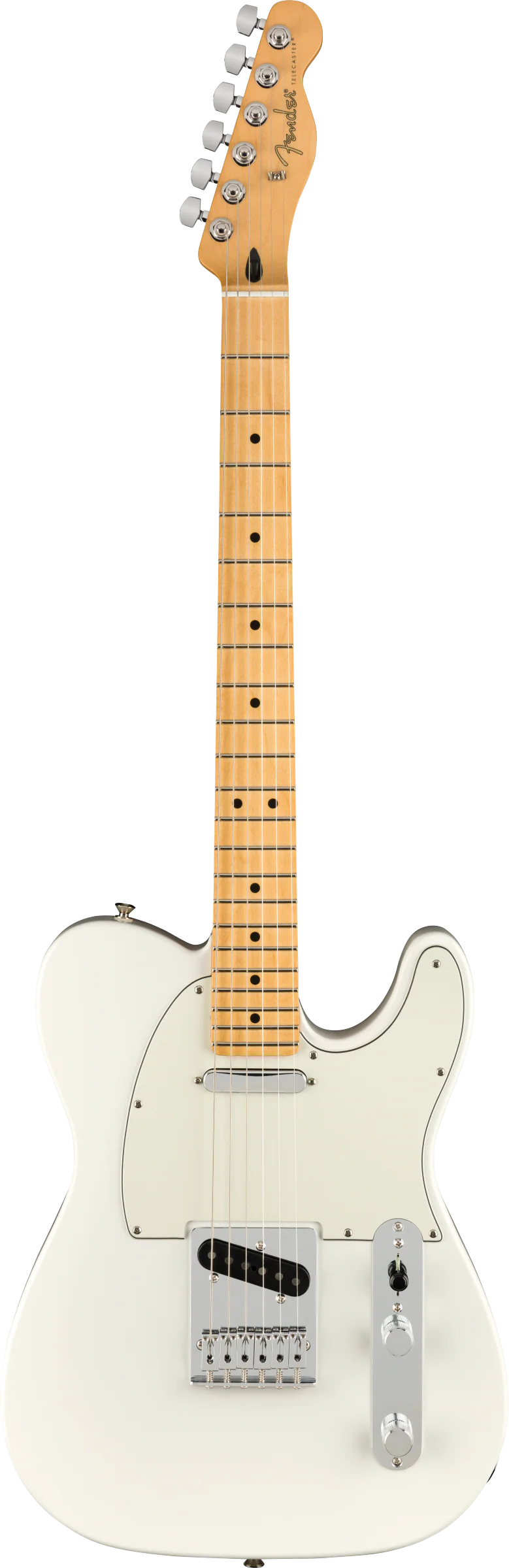 Fender Player Series Telecaster Maple Fingerboard Polar White - Image 2