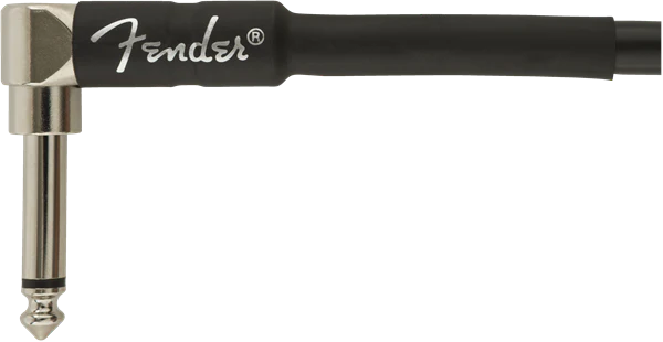 Fender Professional Series Instrument Cable Straight/Angle 18.6-ft. Black - Image 4