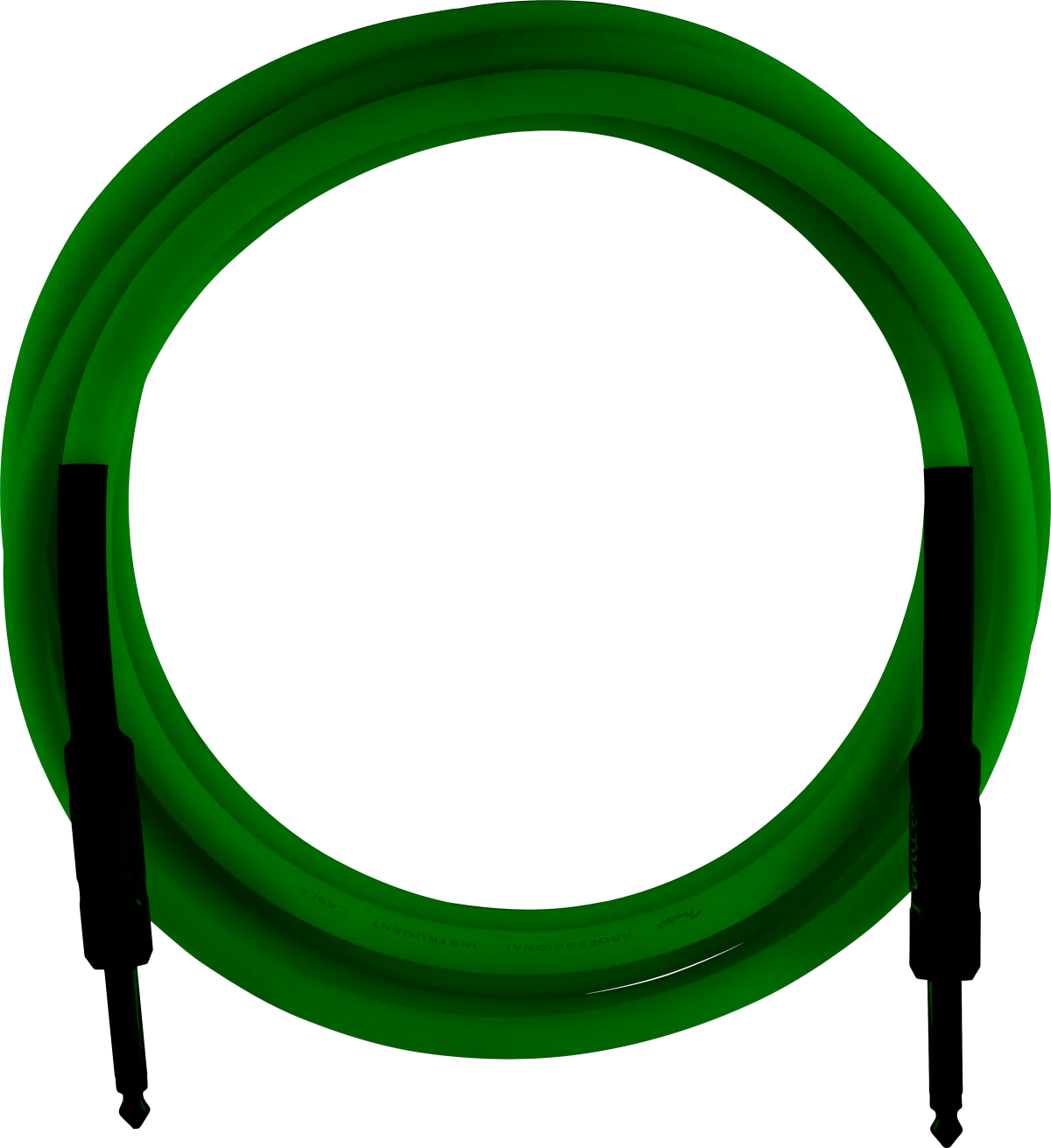 Fender Professional 10-ft. Glow In Dark Cable Green - Image 3