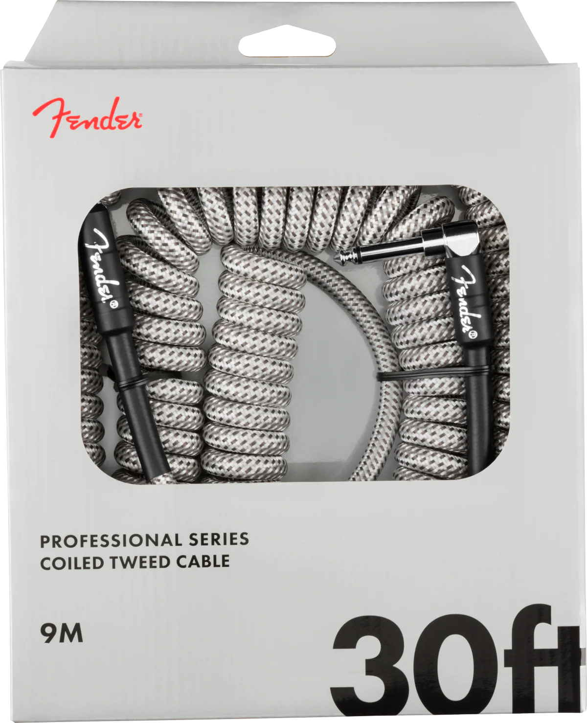 Fender Professional Coil Cable 30' White Tweed - 990823023
