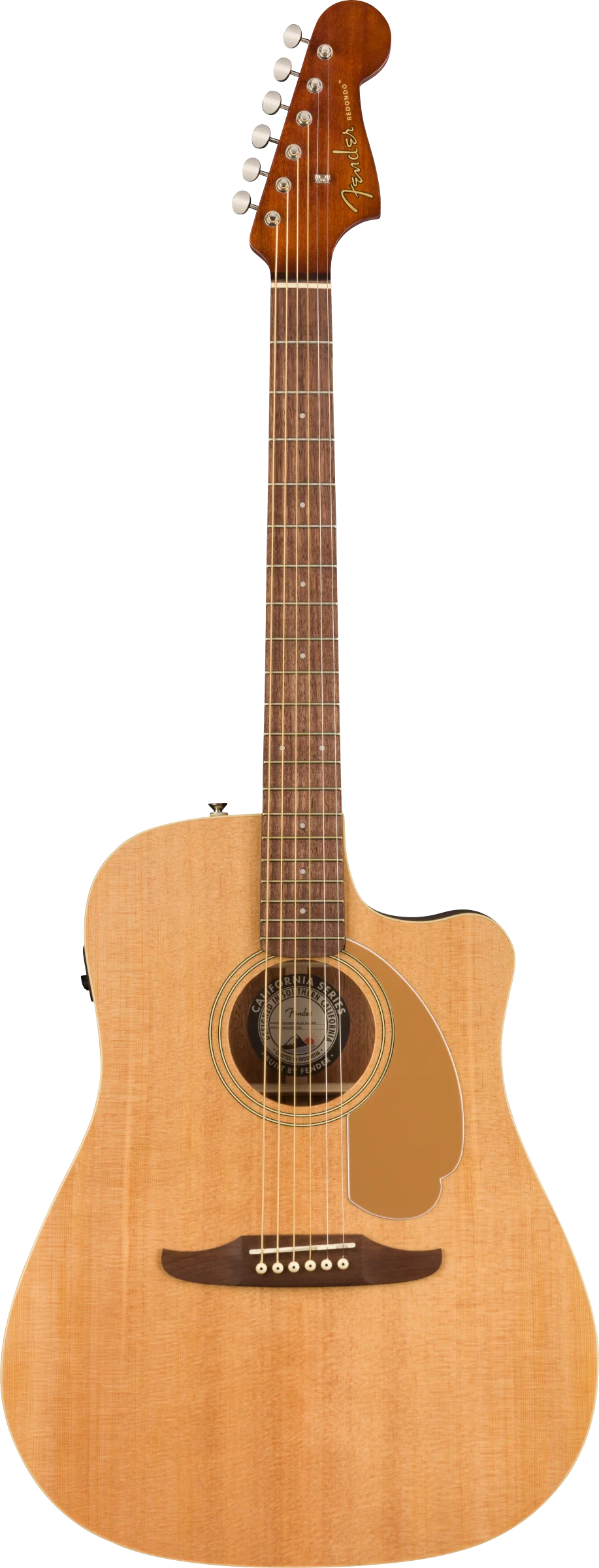 Fender Redondo Player Walnut Fingerboard Natural Acoustic Guitar - Image 3