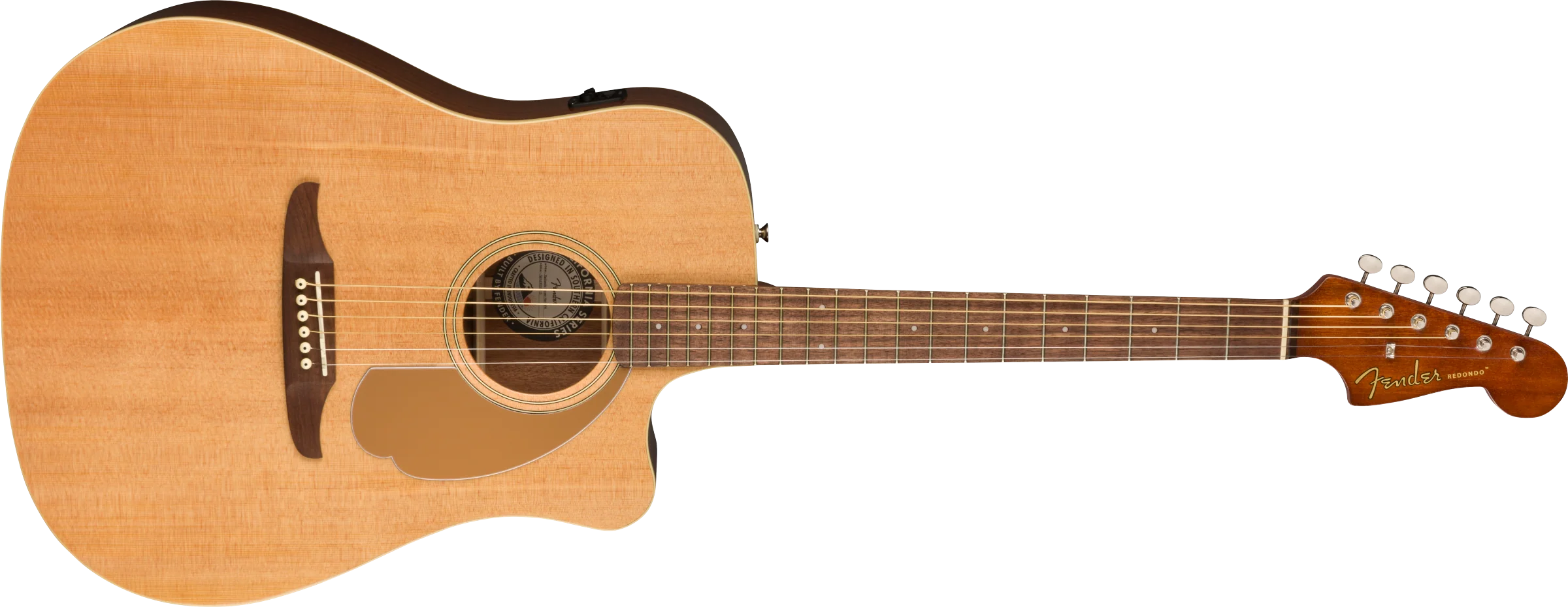 Fender Redondo Player Walnut Fingerboard Natural Acoustic Guitar - Image 4