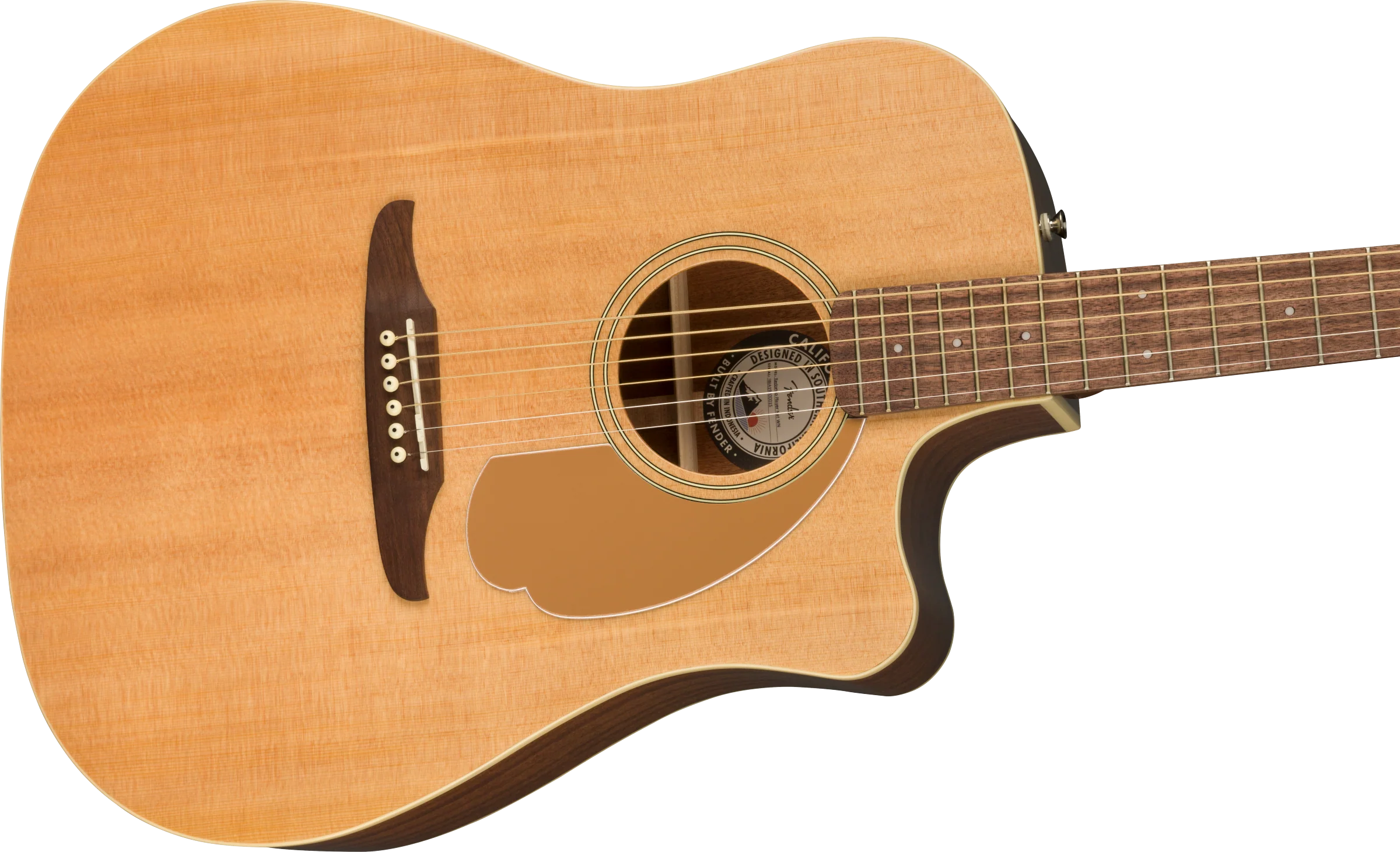 Fender Redondo Player Walnut Fingerboard Natural Acoustic Guitar - Image 5