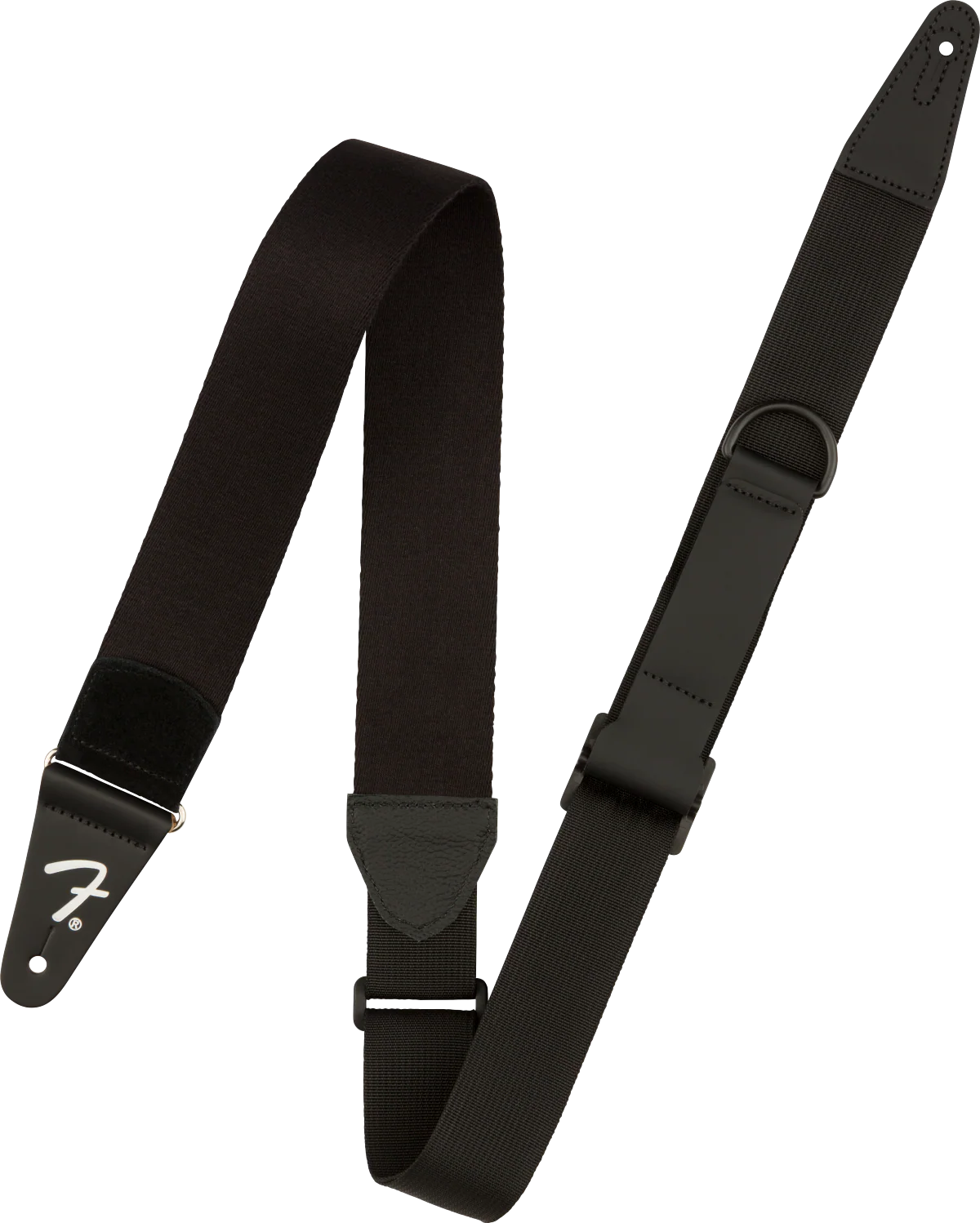 Fender Right Height Rayon Strap Black - Image 3