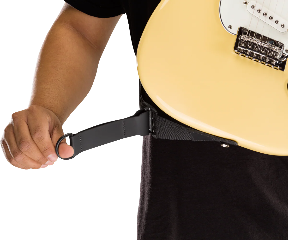 Fender Right Height Rayon Strap Black - Image 5