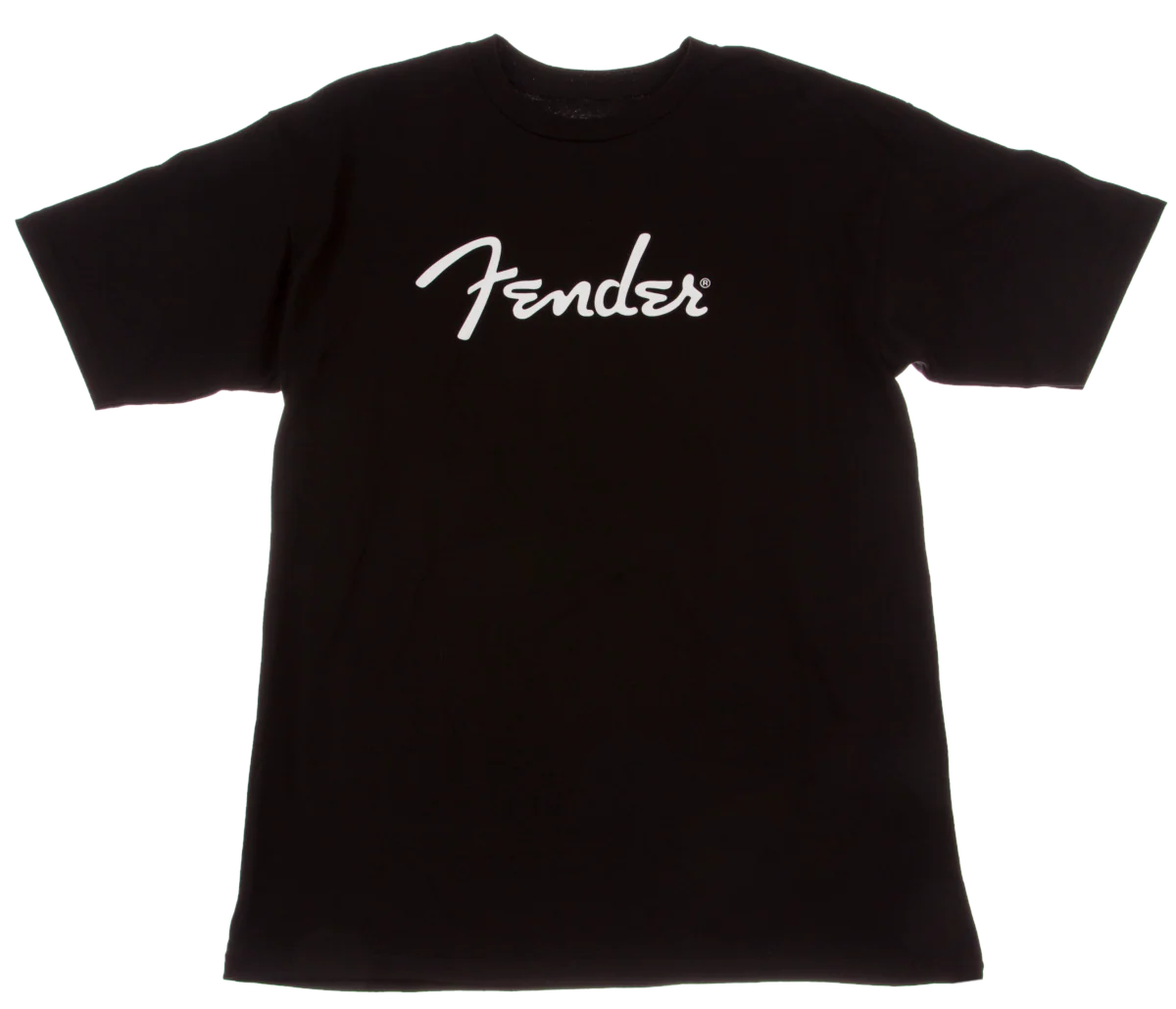 Fender Spaghetti Logo Tee Black Large