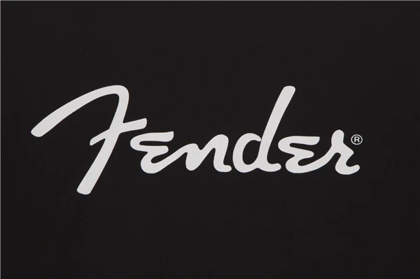 Fender Spaghetti Logo Tee Black Large - Image 2