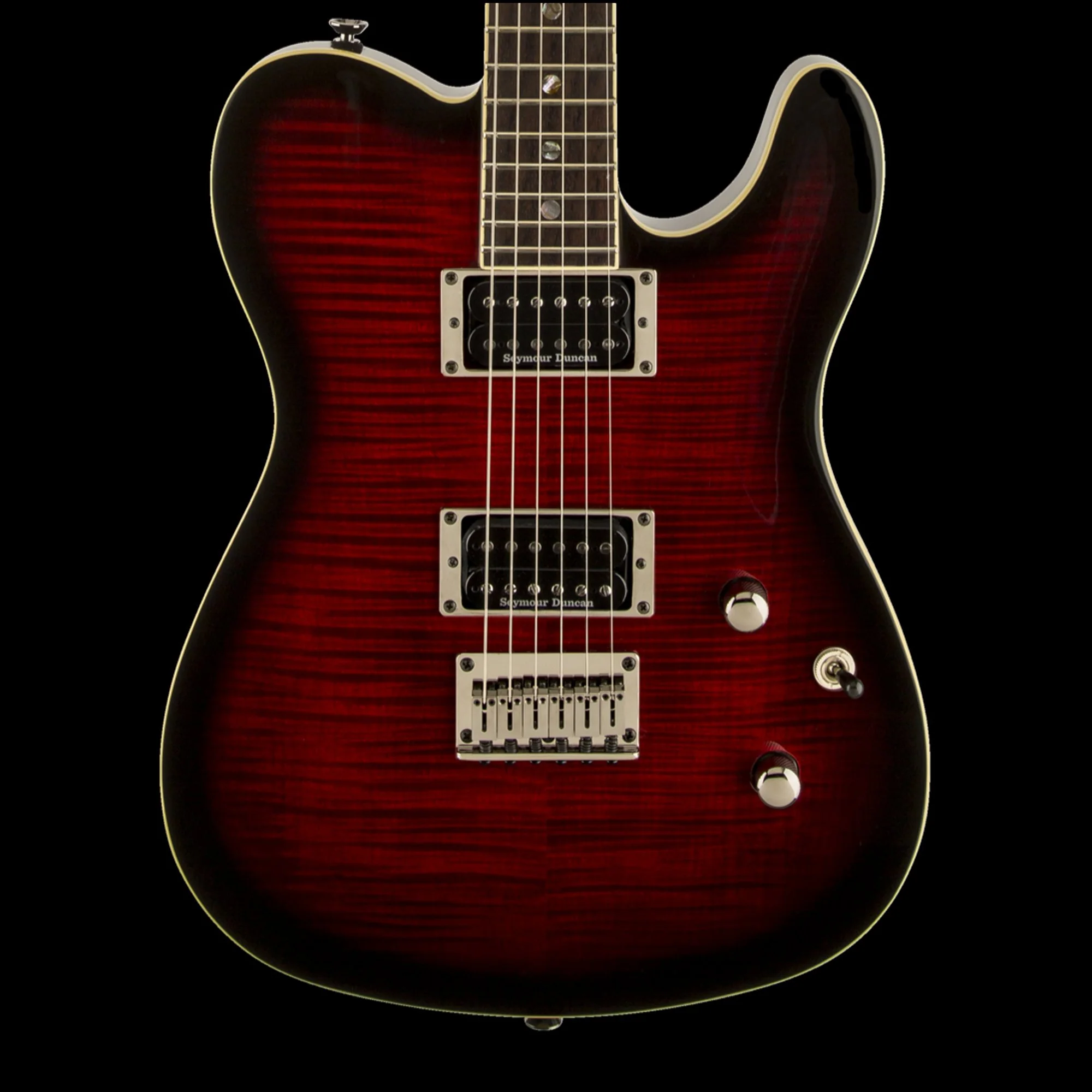 Fender Special Edition Custom Telecaster FMT HH Laurel Fingerboard Black Cherry Burst Electric Guitar