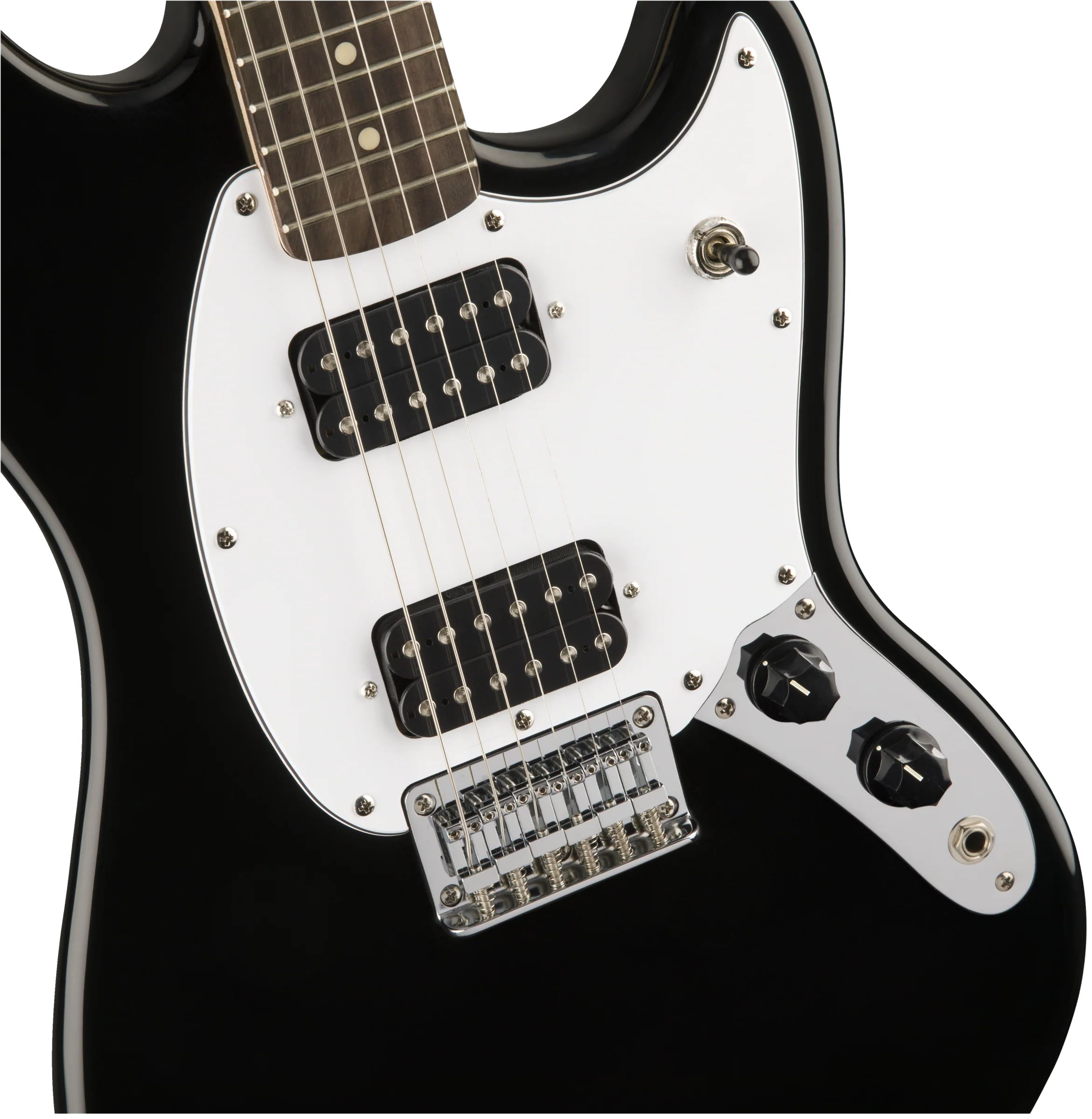 Squier Bullet Mustang HH Laurel Fingerboard Black - Image 4