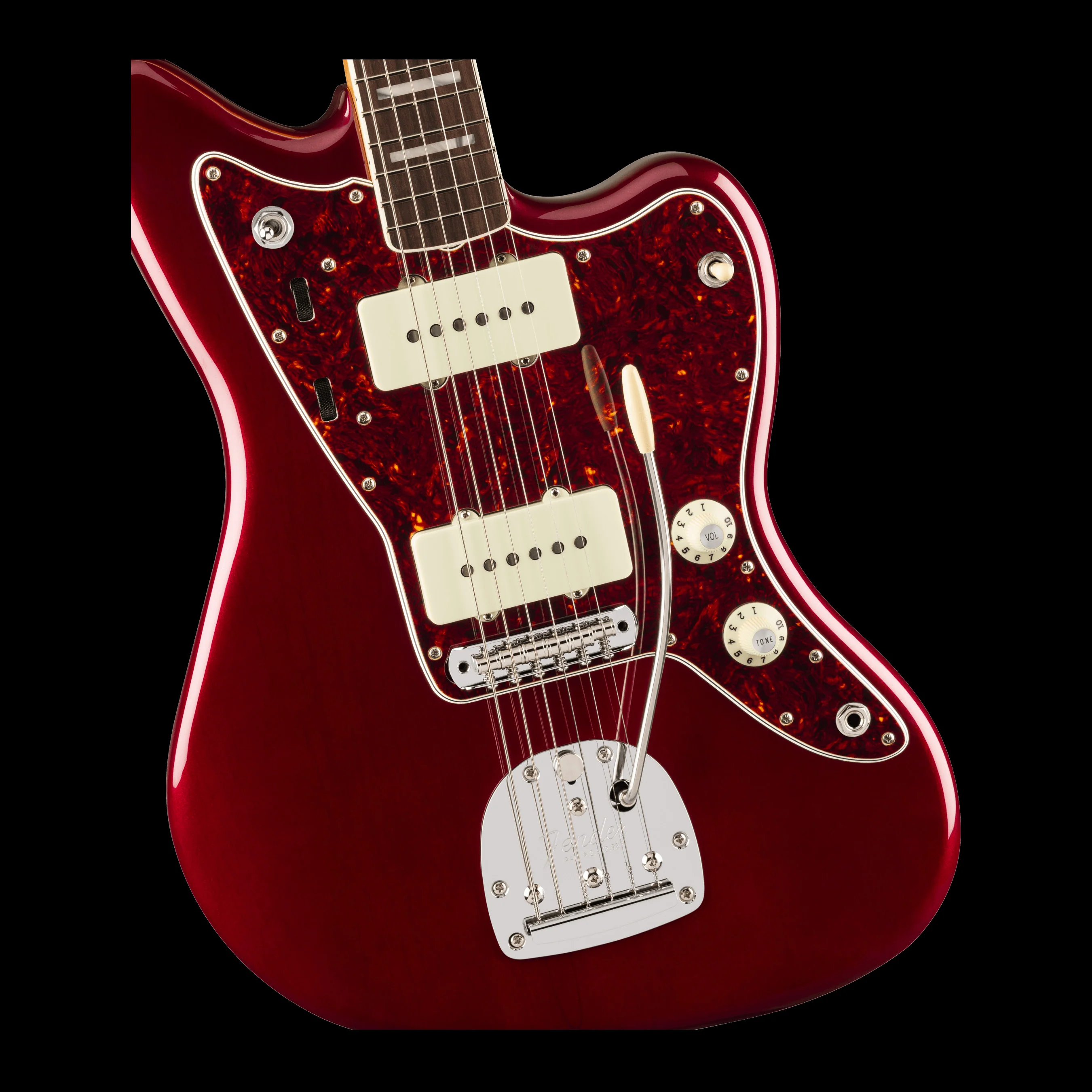 Fender Artist Series Troy Van Leeuwen Jazzmaster Bound Rosewood Oxblood - Image 3