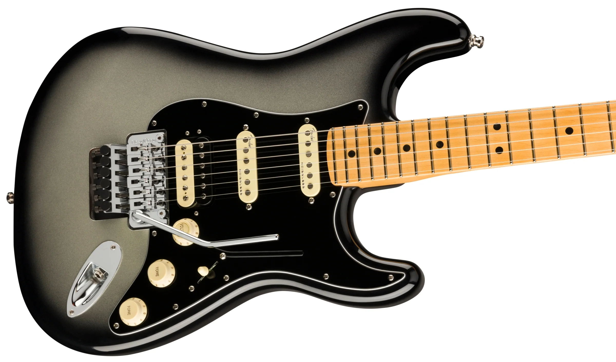Fender Ultra Luxe Stratocaster HSS Floyd Rose Maple Fingerboard Silverburst Electric Guitar - Image 5