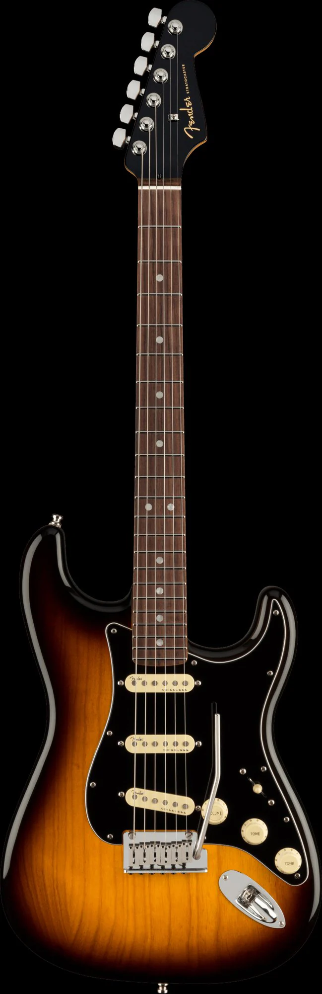 Fender Ultra Luxe Stratocaster Rosewood Neck 2-Tone Sunburst With Case - Image 2