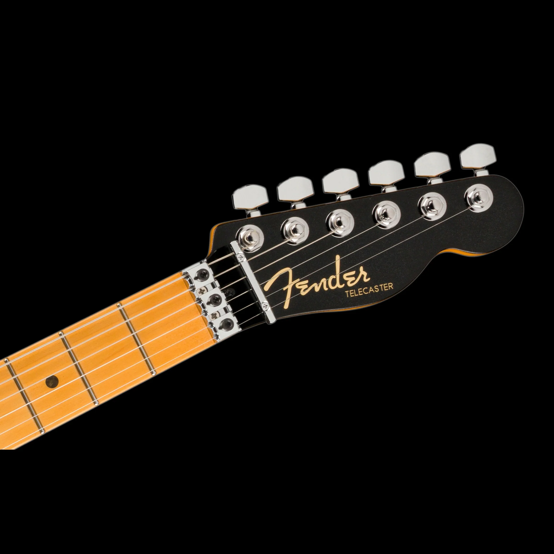 Fender Ultra Luxe Telecaster HH Floyd Rose Maple Mystic Black Guitar With Case - Image 6