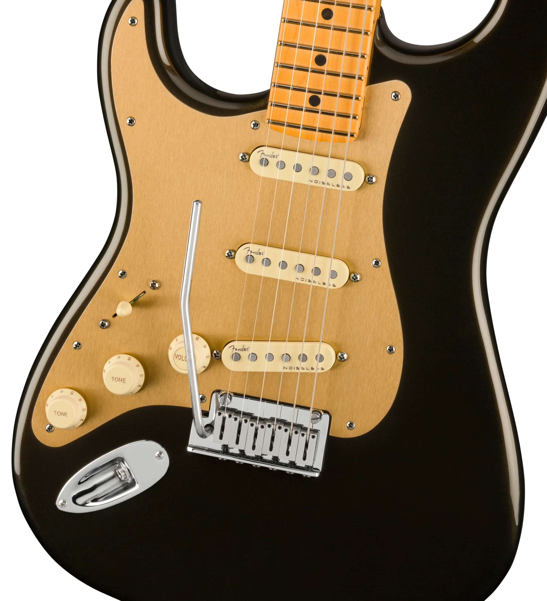 Fender Ultra Stratocaster Left-Handed Maple Fingerboard Texas Tea Electric Guitar - Image 3