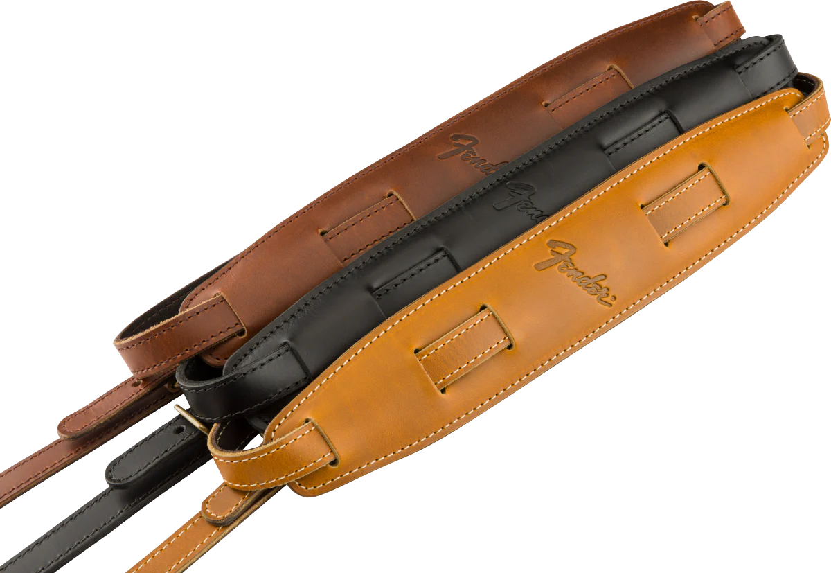 Fender Vintage Saddle Strap Long Cognac - Image 4