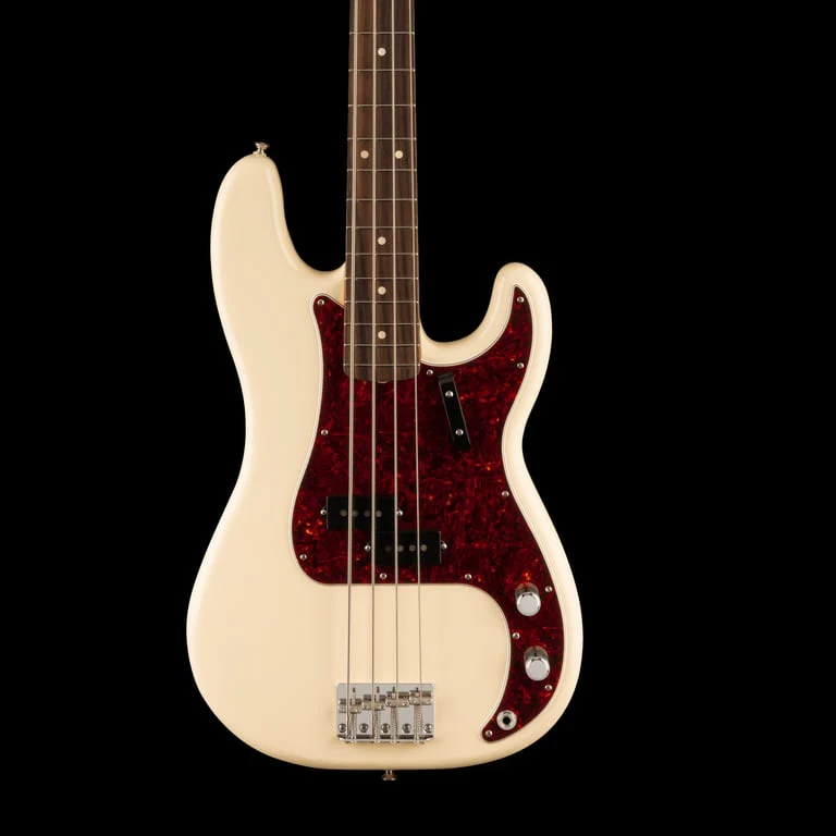 Fender Vintera II 60s Precision Bass Rosewood Fingerboard Olympic White With Gig Bag