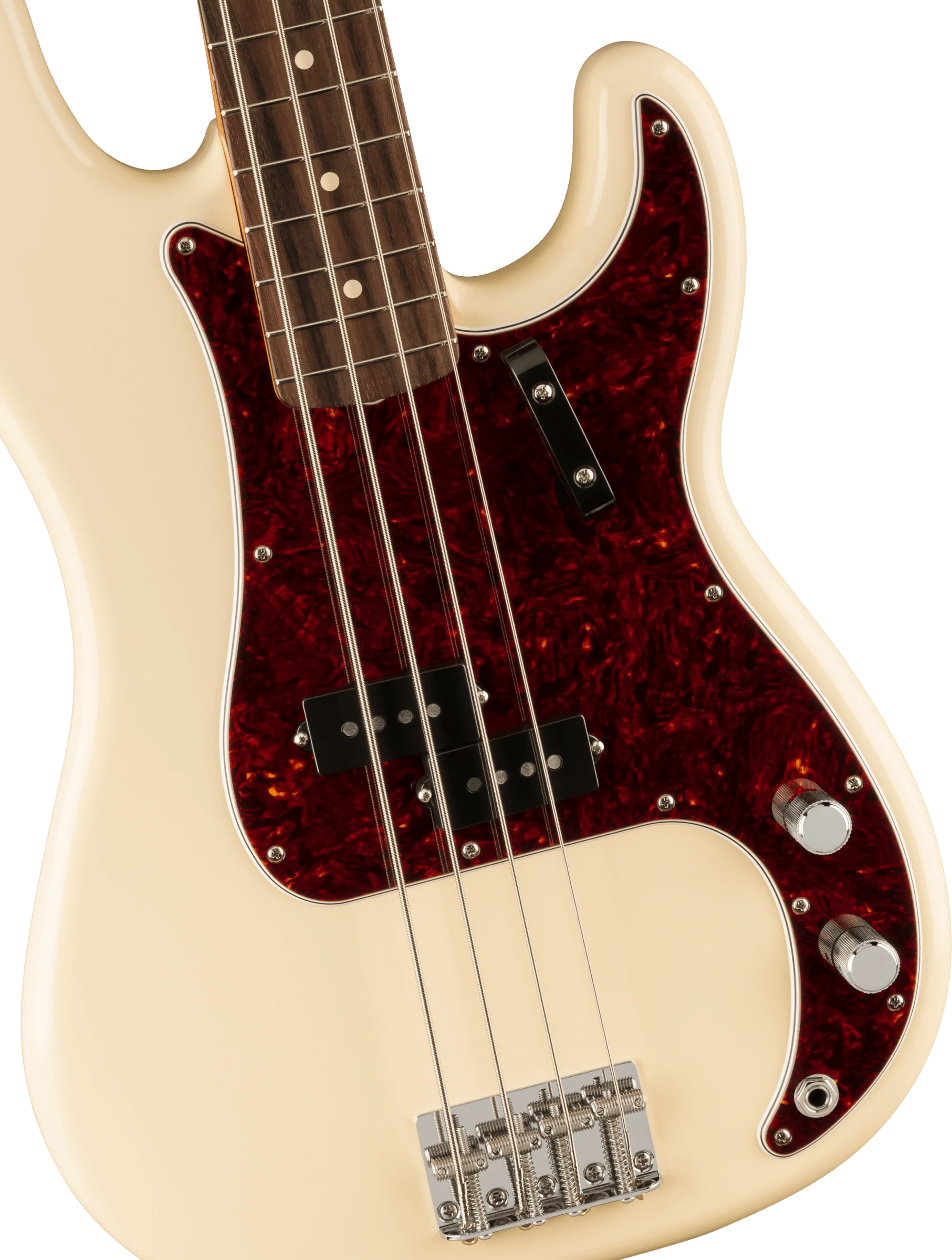 Fender Vintera II 60s Precision Bass Rosewood Fingerboard Olympic White With Gig Bag - Image 3