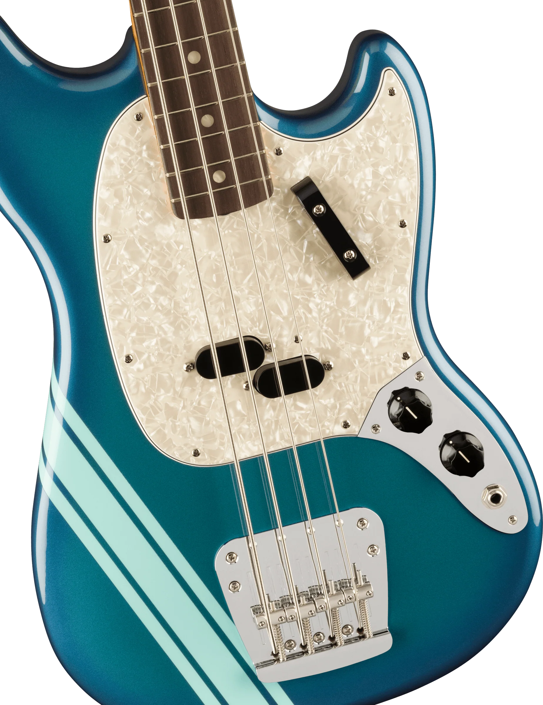 Fender Vintera II 70s Mustang Bass Rosewood Board Competition Burgundy With Bag - Image 3