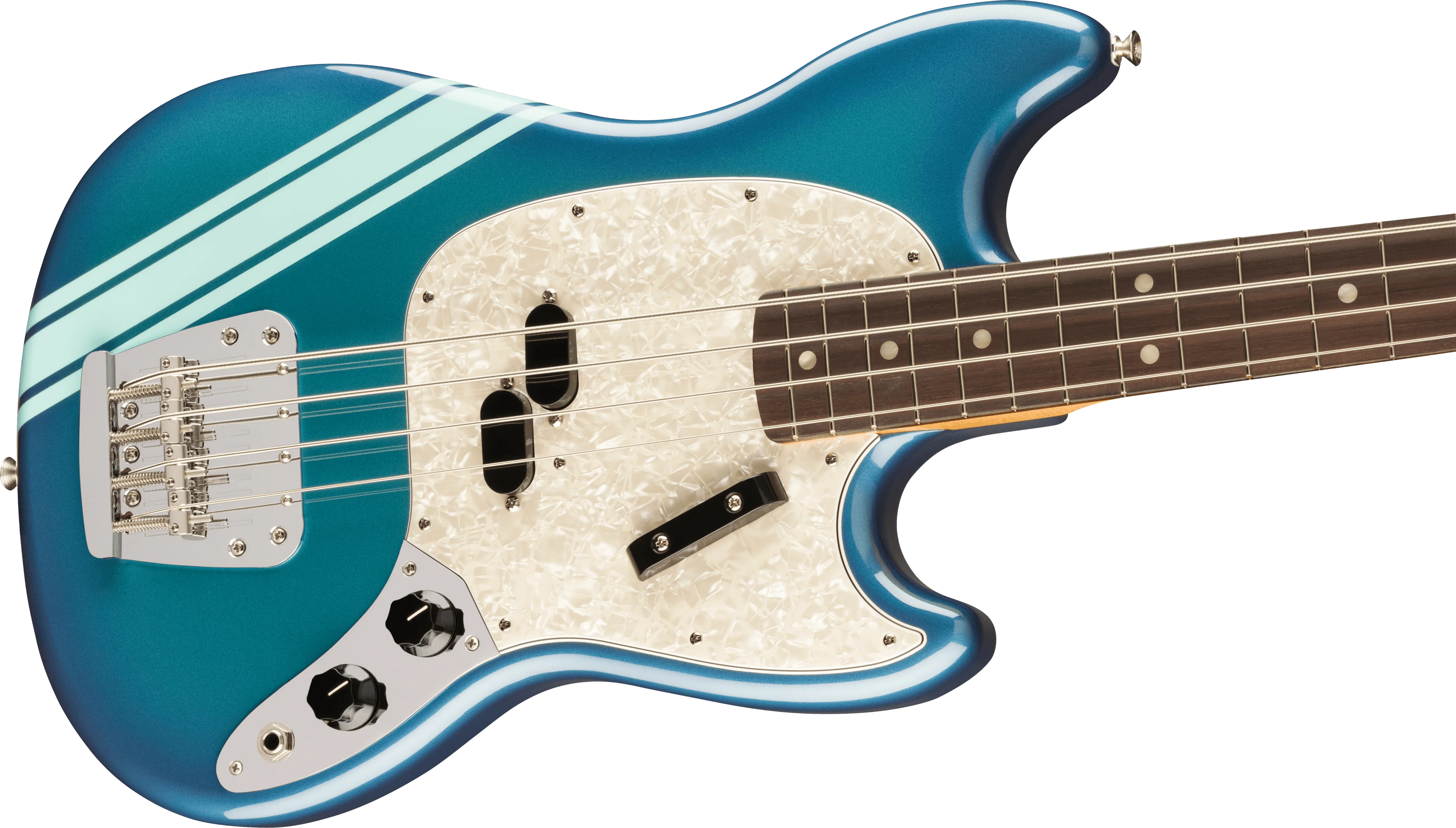 Fender Vintera II 70s Mustang Bass Rosewood Board Competition Burgundy With Bag - Image 4