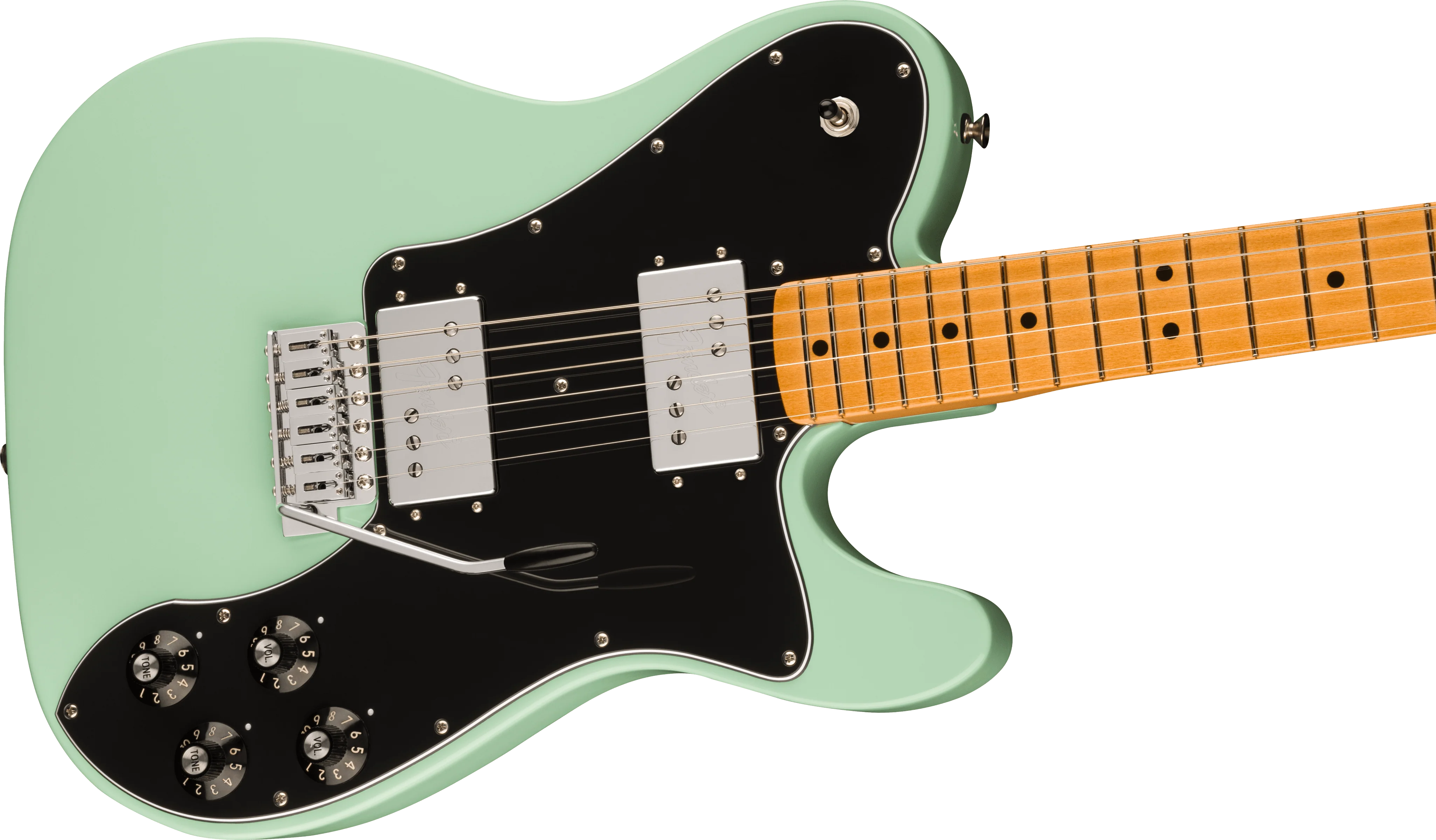 Fender Vintera II '70s Telecaster Deluxe with Tremolo Maple Fingerboard Surf Green With Gig Bag - Image 4