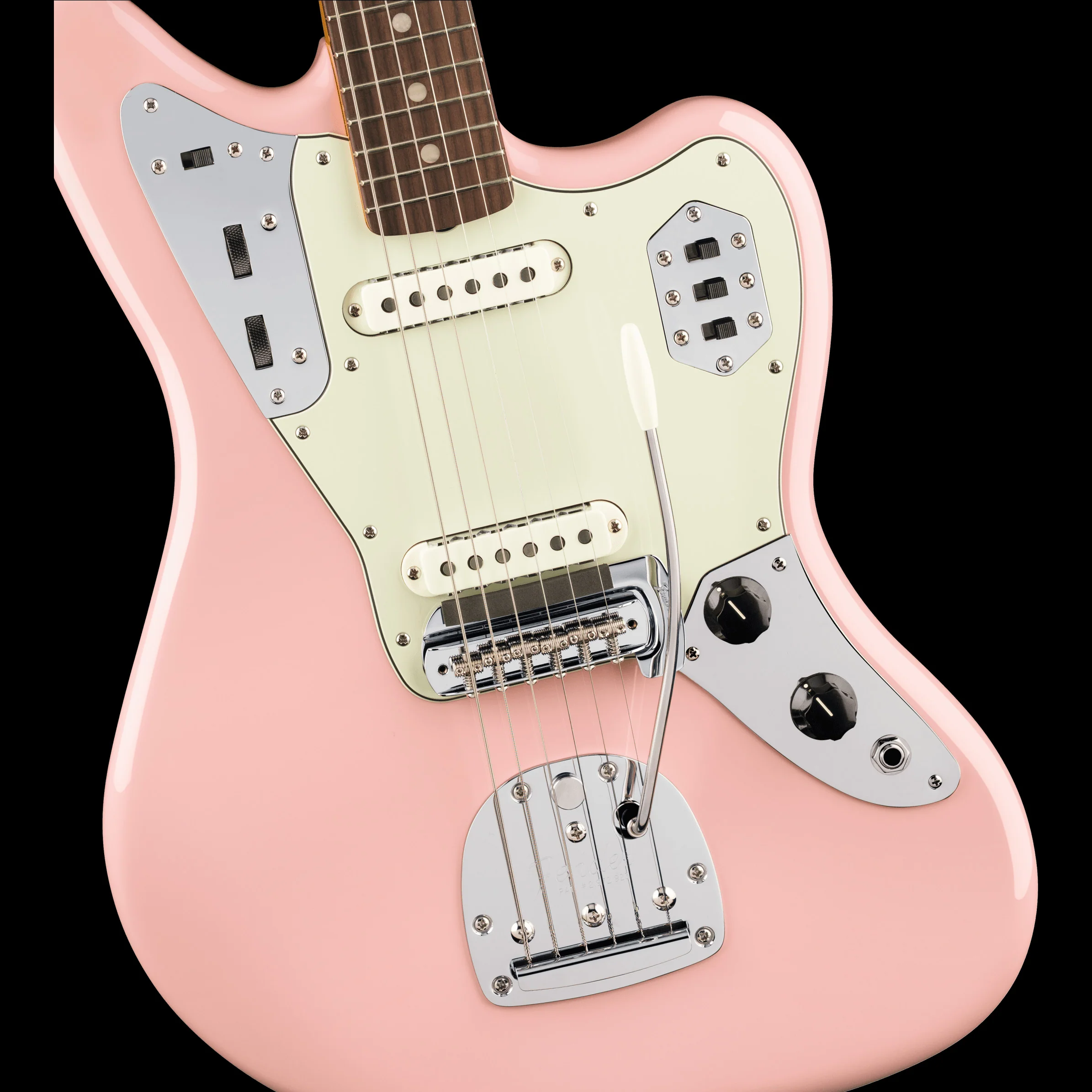 Fender Vintera III Mid '60s Jaguar Shell Pink with Gig Bag - Image 3