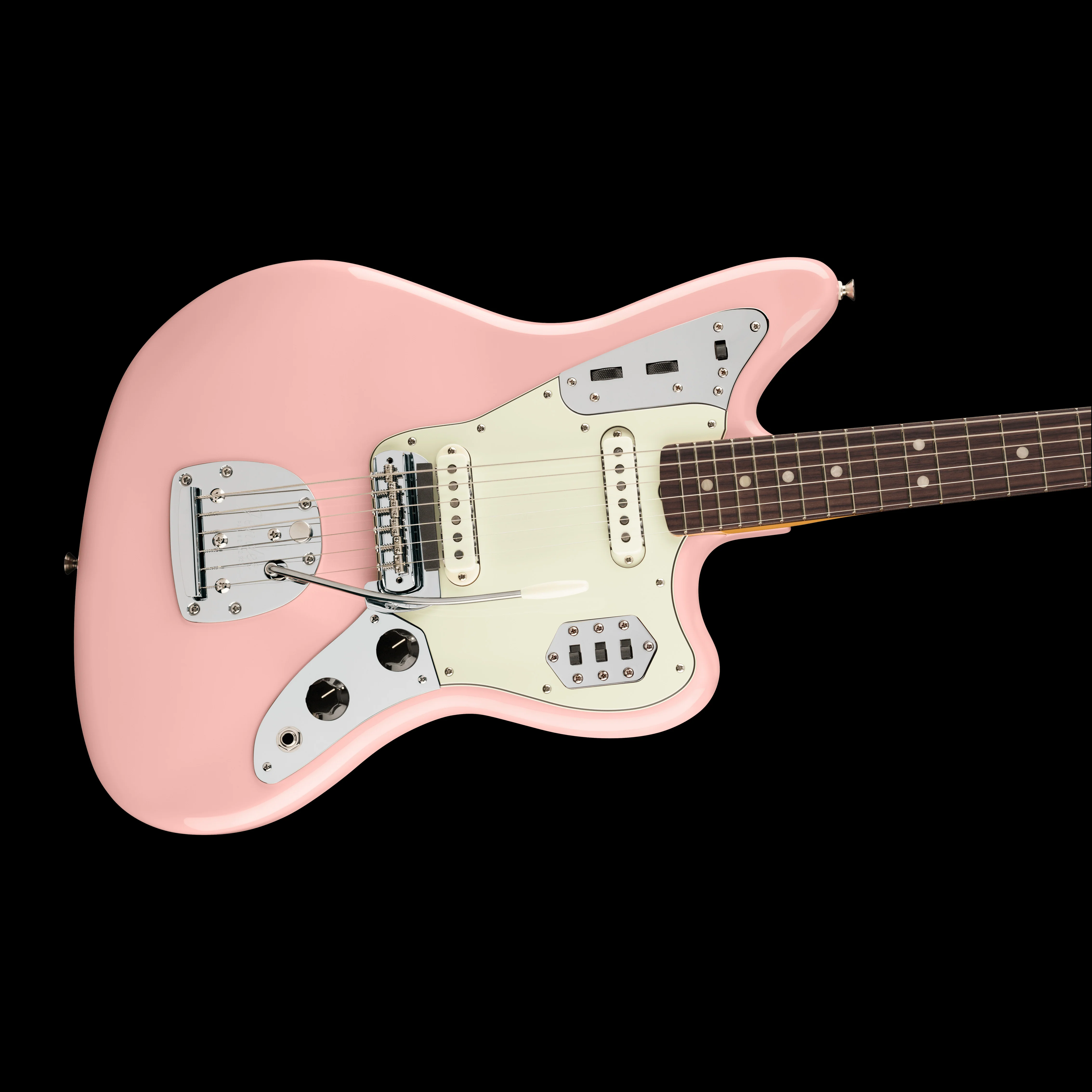 Fender Vintera III Mid '60s Jaguar Shell Pink with Gig Bag - Image 4