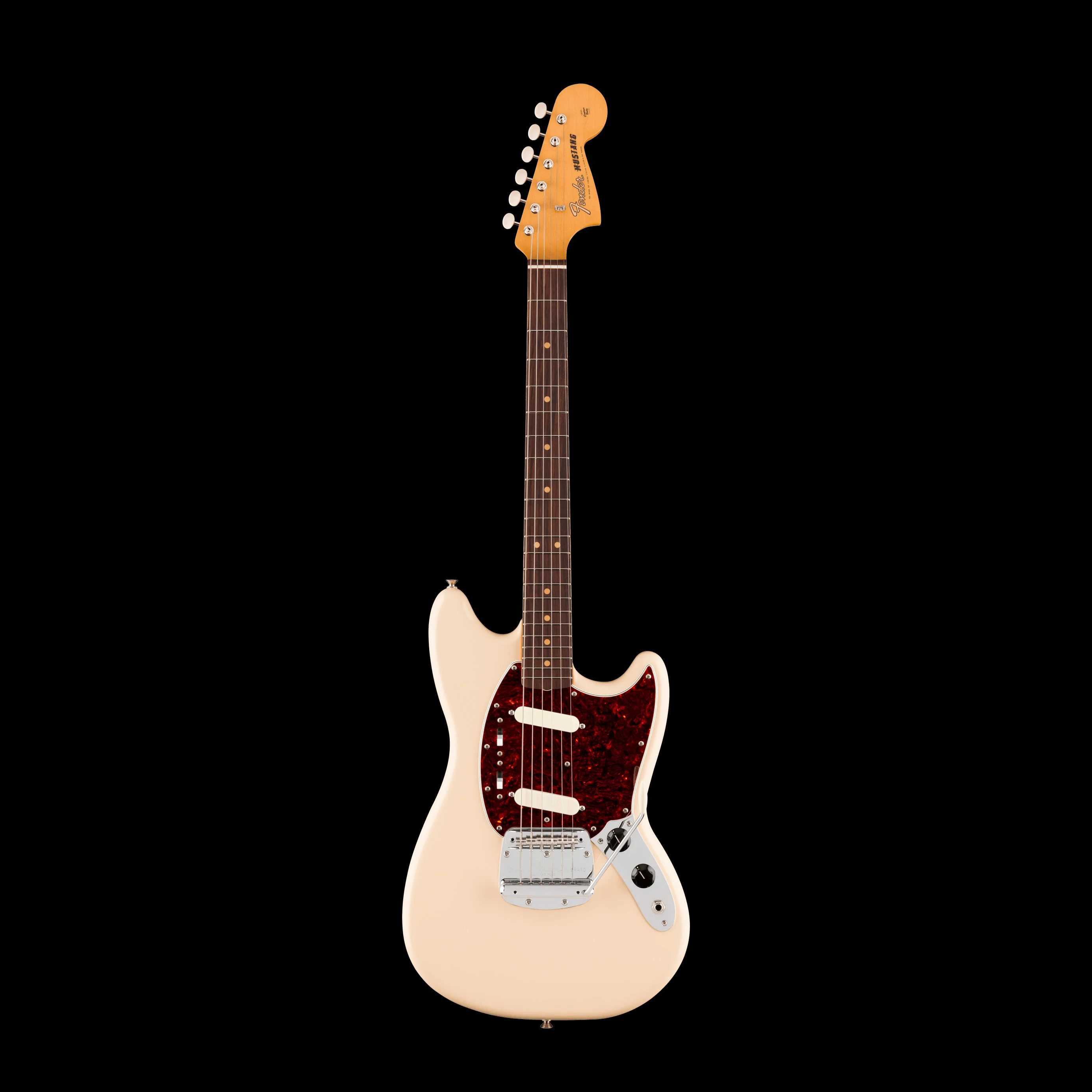 Fender Vintera III Mid '60s Mustang Olympic White with Gig Bag - Image 2